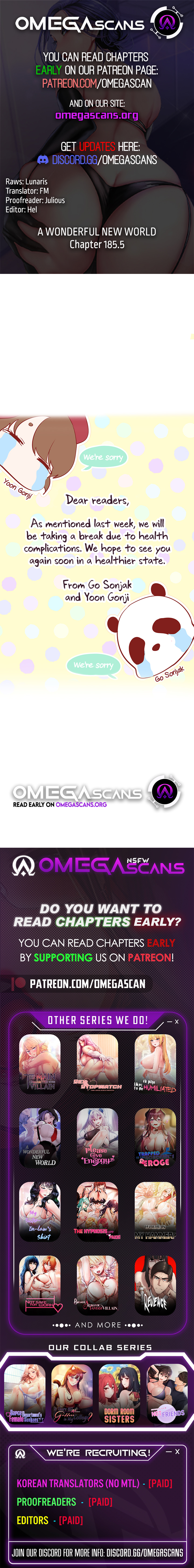 A Wonderful New World Chapter 185.5 - Page 1
