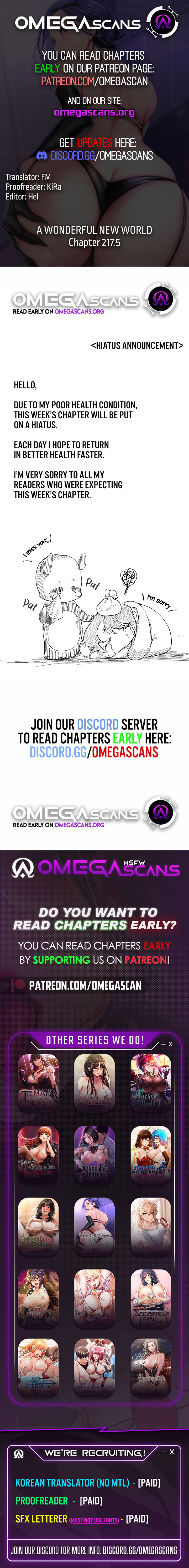 A Wonderful New World Chapter 217.5 - Page 1
