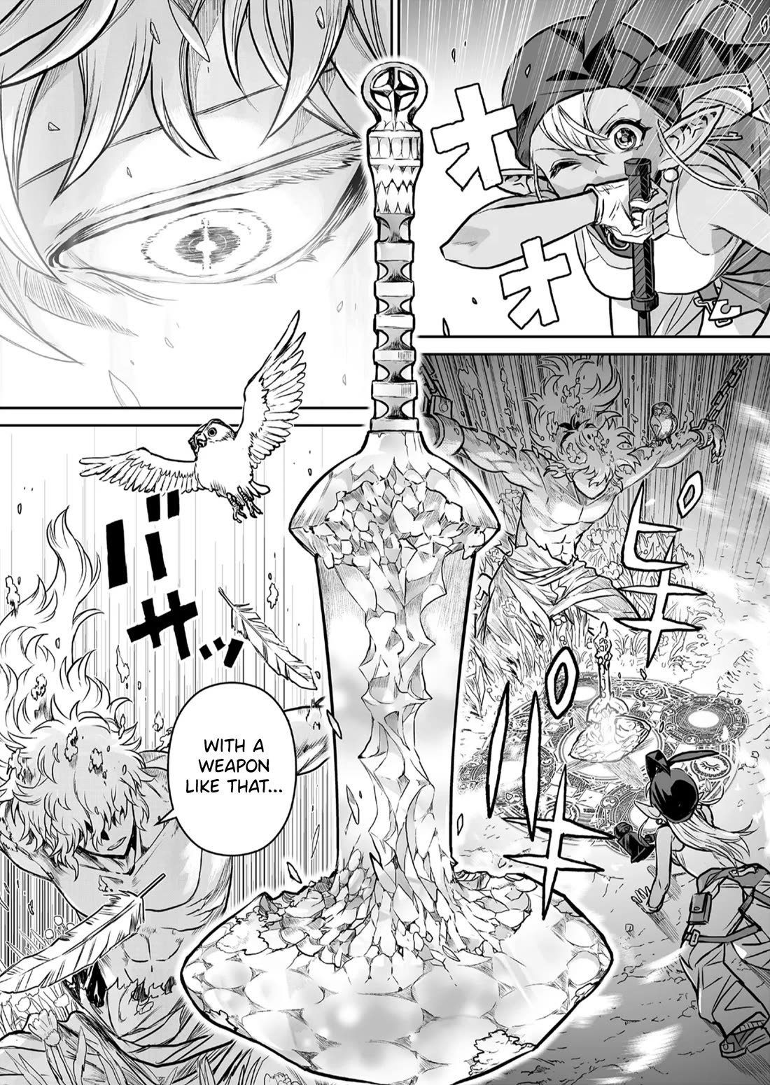 Abandoned: The Hero Who’s So Strong He Breaks Every Weapon, and the Elf Weaponsmith Chapter 1 - Page 34