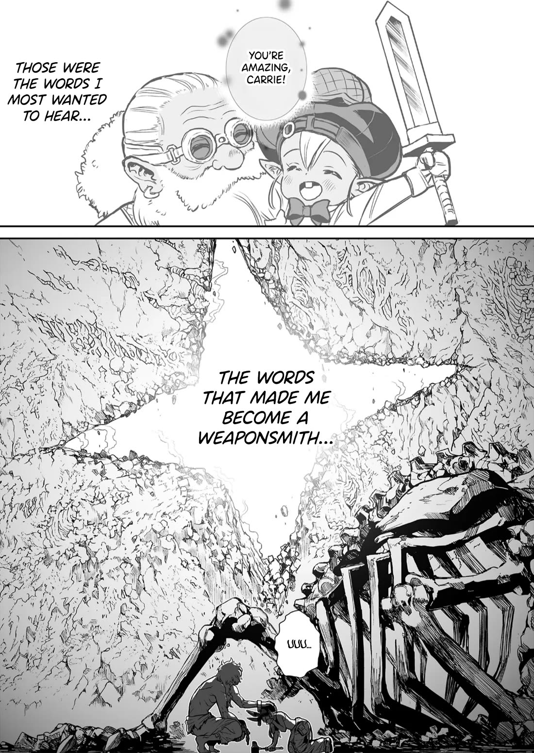 Abandoned: The Hero Who’s So Strong He Breaks Every Weapon, and the Elf Weaponsmith Chapter 1 - Page 49