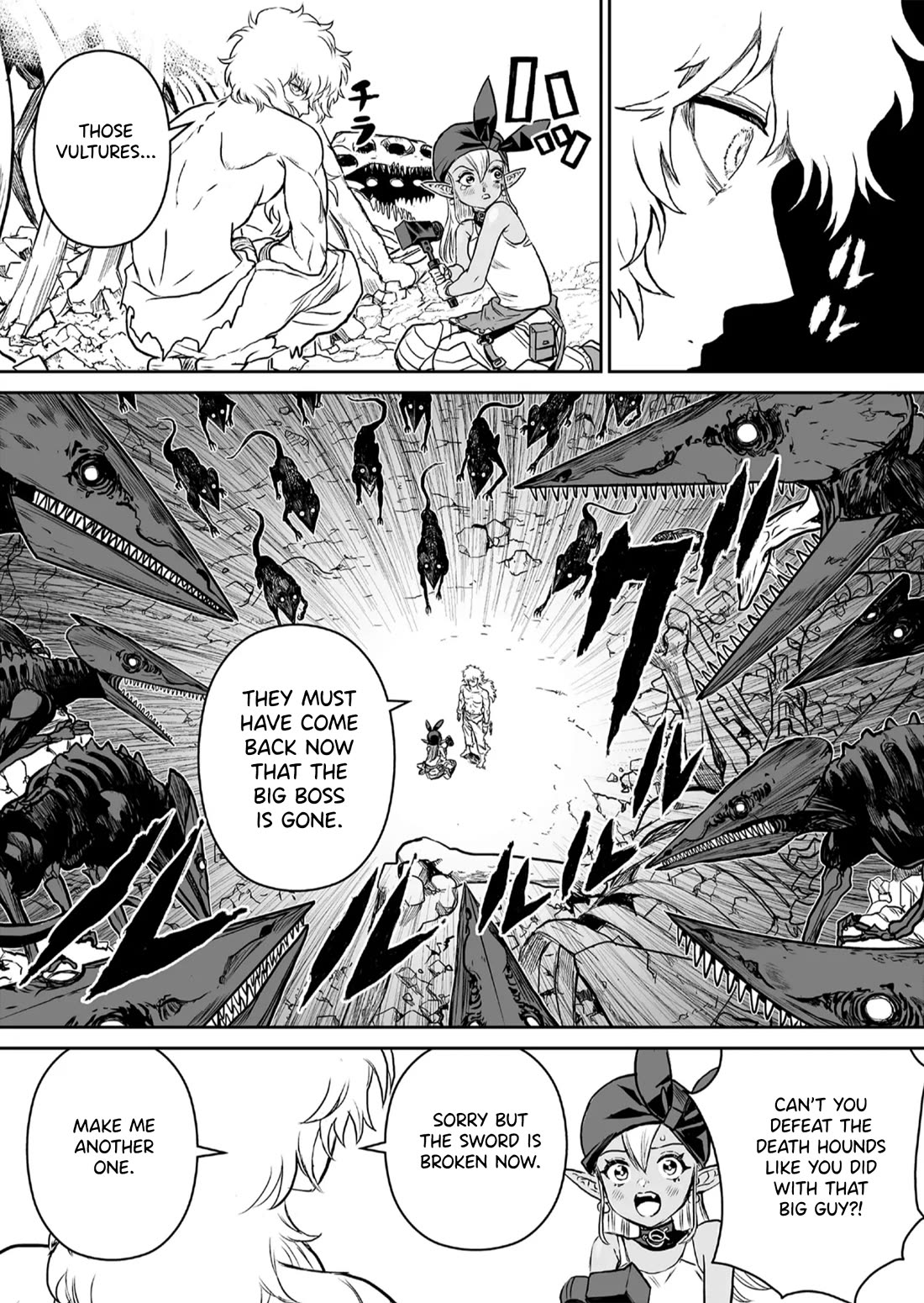 Abandoned: The Hero Who’s So Strong He Breaks Every Weapon, and the Elf Weaponsmith Chapter 1 - Page 50