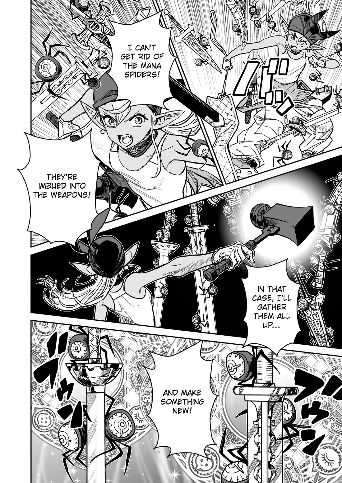 Abandoned: The Hero Who’s So Strong He Breaks Every Weapon, and the Elf Weaponsmith Chapter 12 - Page 14