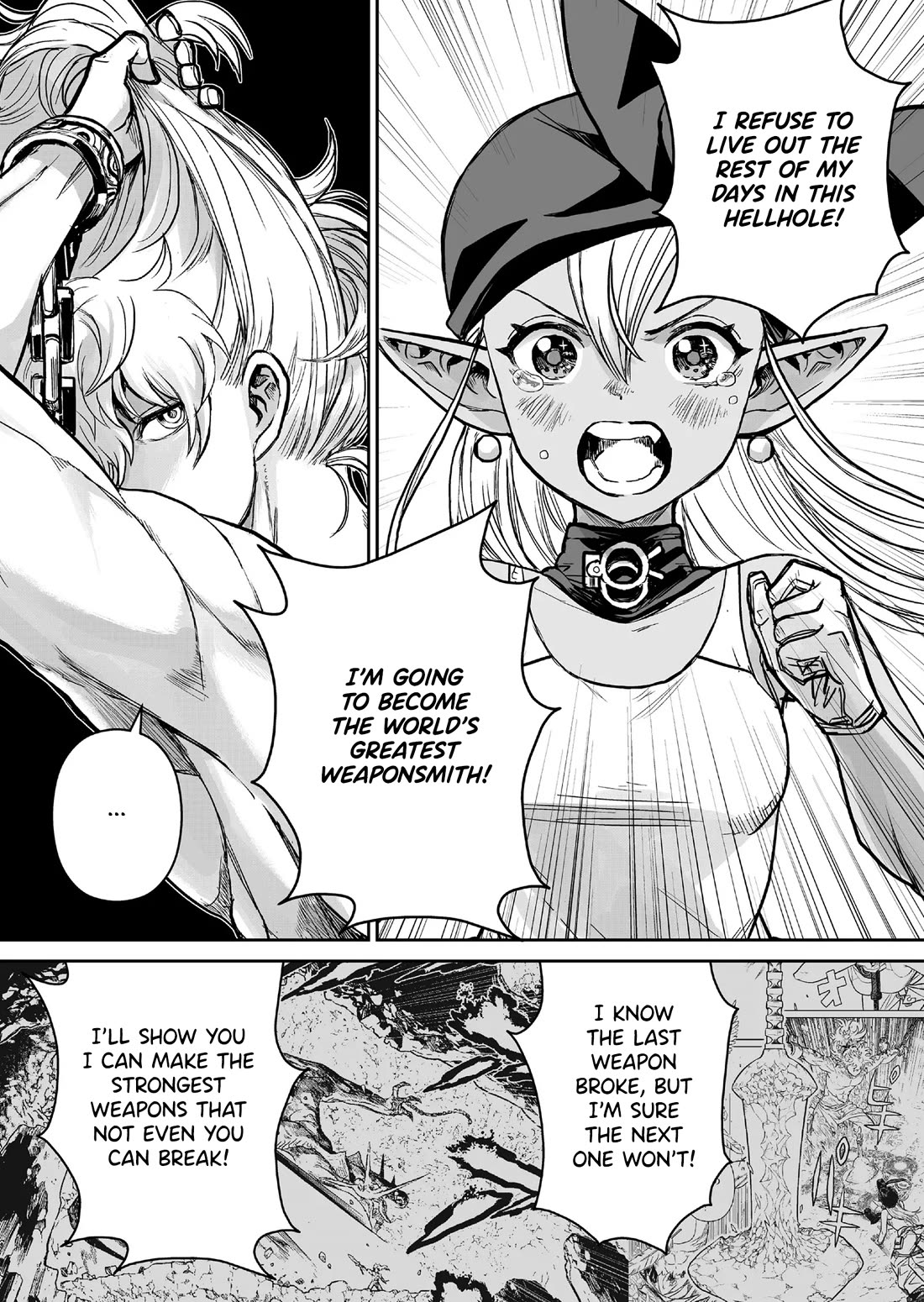 Abandoned: The Hero Who’s So Strong He Breaks Every Weapon, and the Elf Weaponsmith Chapter 2 - Page 11