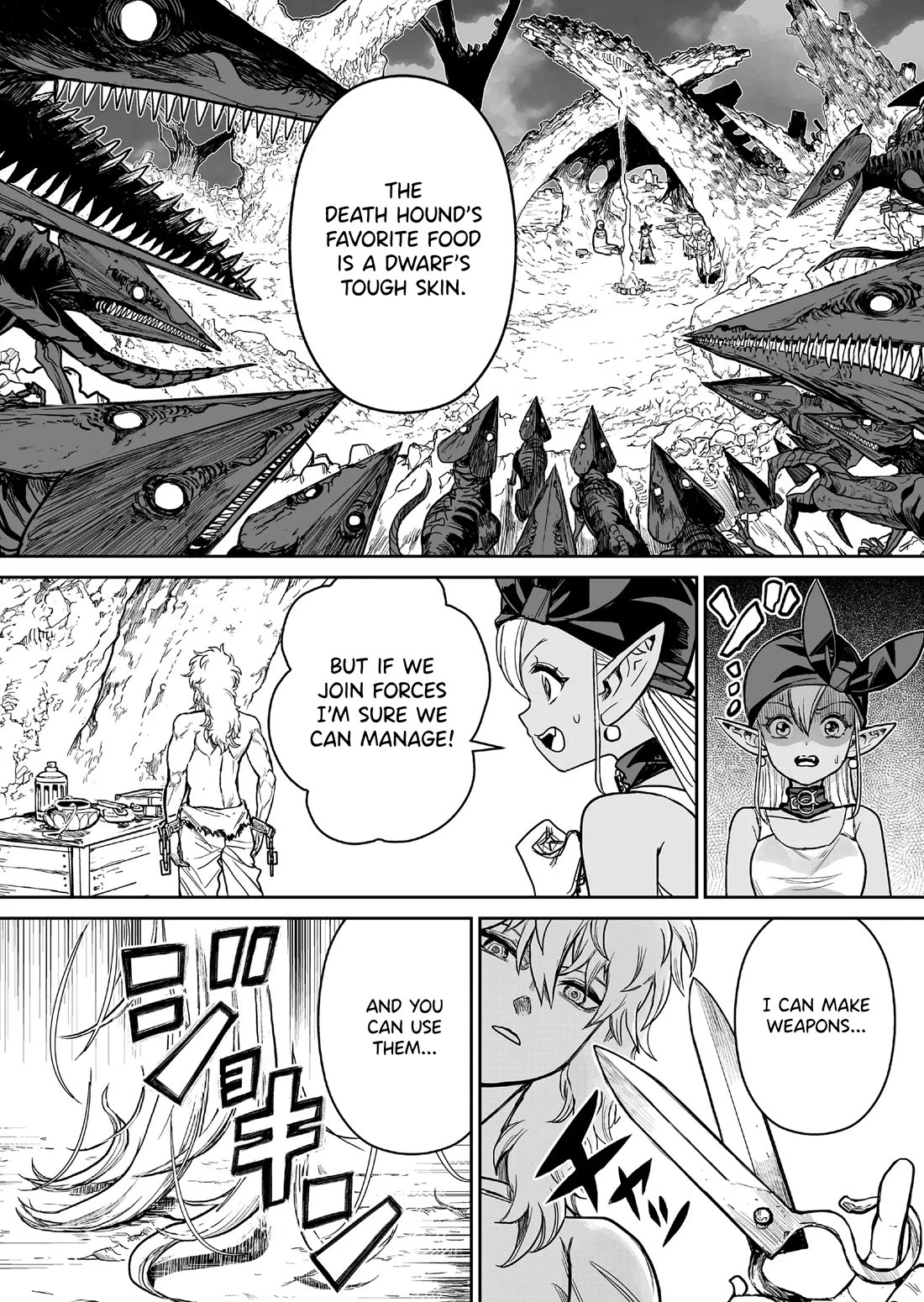 Abandoned: The Hero Who’s So Strong He Breaks Every Weapon, and the Elf Weaponsmith Chapter 2 - Page 8