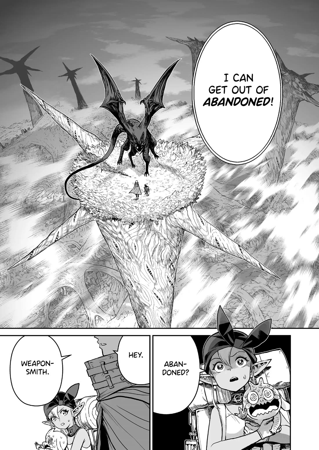 Abandoned: The Hero Who’s So Strong He Breaks Every Weapon, and the Elf Weaponsmith Chapter 5 - Page 3