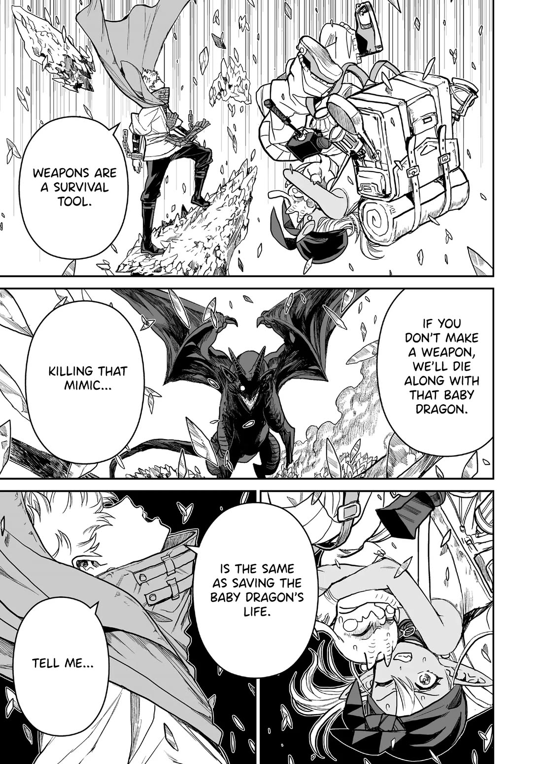 Abandoned: The Hero Who’s So Strong He Breaks Every Weapon, and the Elf Weaponsmith Chapter 5 - Page 7