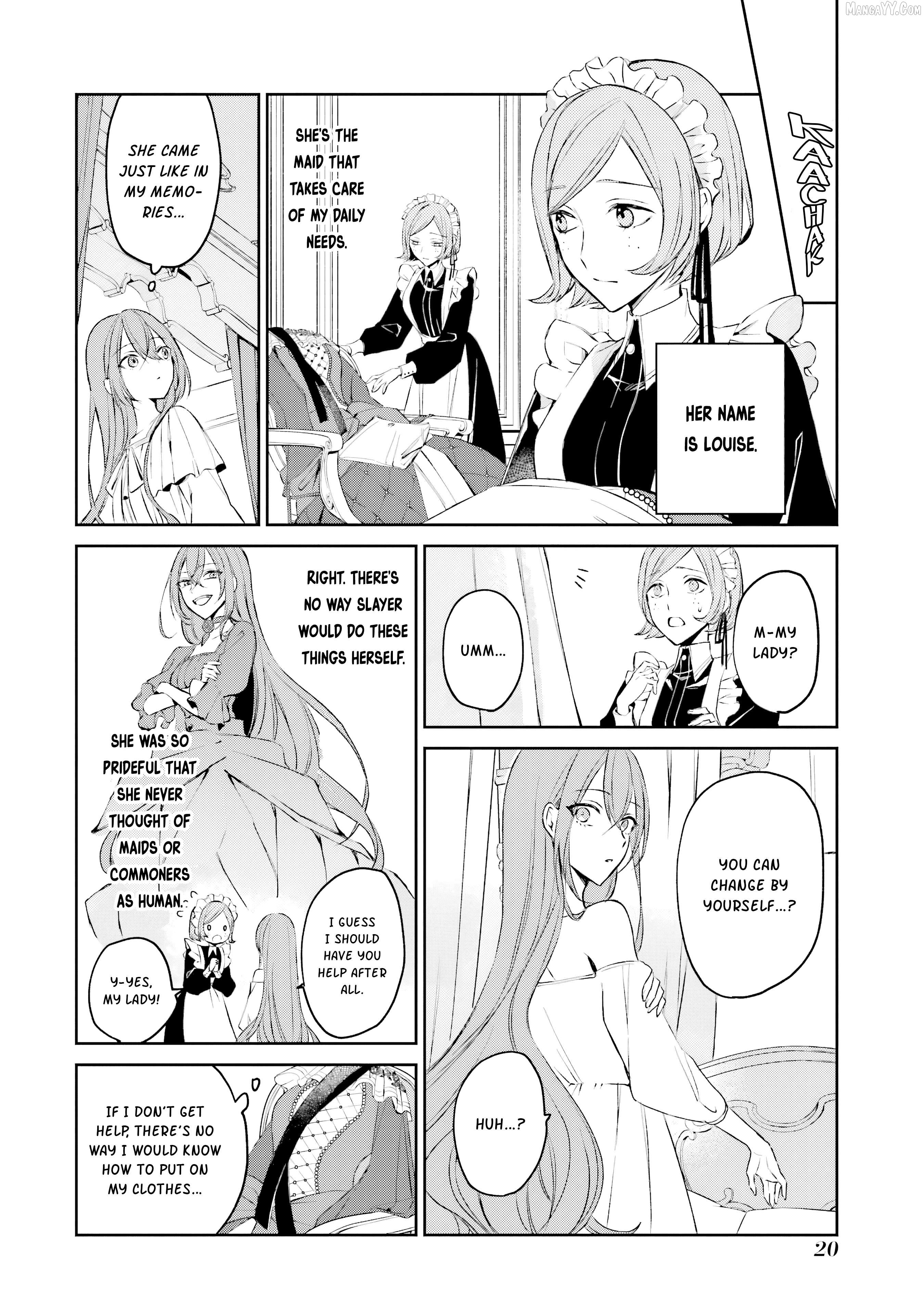 Akuyaku Reijou ni Tensei Shita Inaka Musume ga Bad End Kaihi ni Idomu Hanashi ~Shinitakunai no de Last Boss Yori Tsuyoku Natte Mita~ Chapter 1 - Page 22