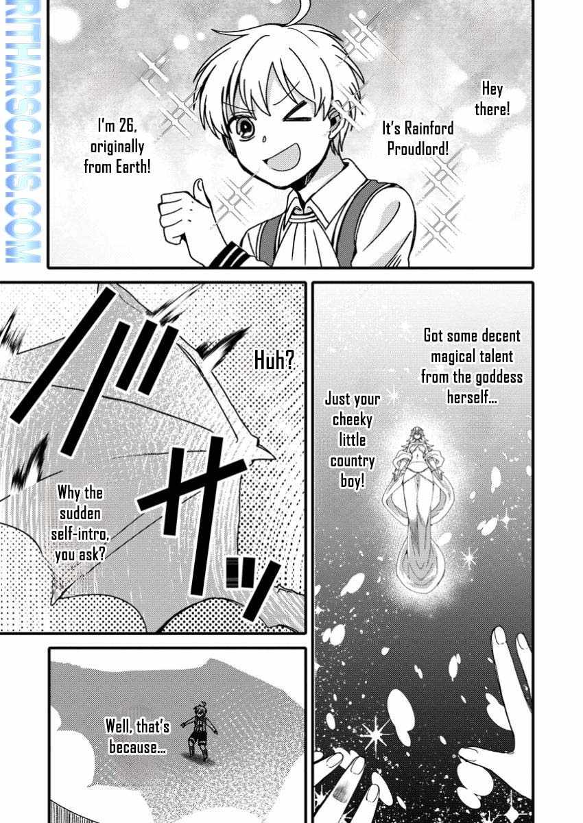 “Aru Teido (?) no Mahou no Sainou” de Kondokoso Isekai de Slow Life wo Okurimasu Chapter 10.1 - Page 1