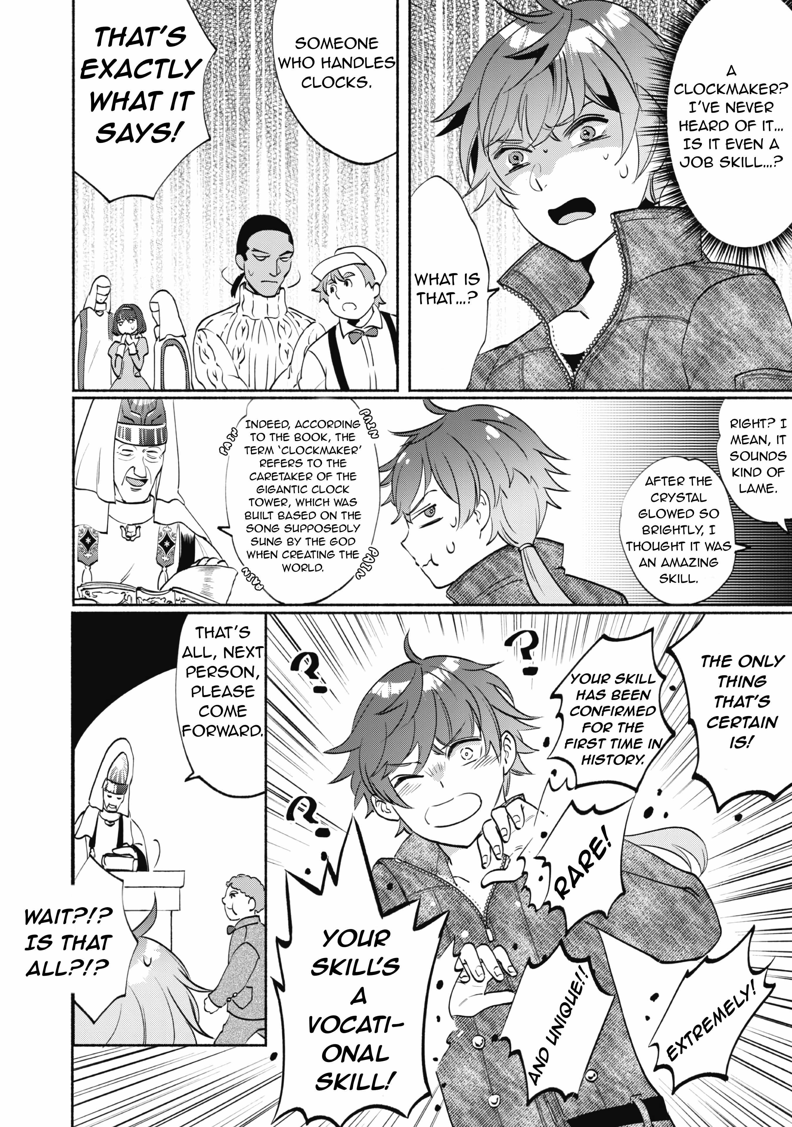 As a Watchmaker, I Was Kicked Out of the Craftsman’s Guild Because My Incompetence Was Deemed Unnecessary, but I Awakened to My True Power in the Depths of the Dungeon Chapter 1.2 - Page 7