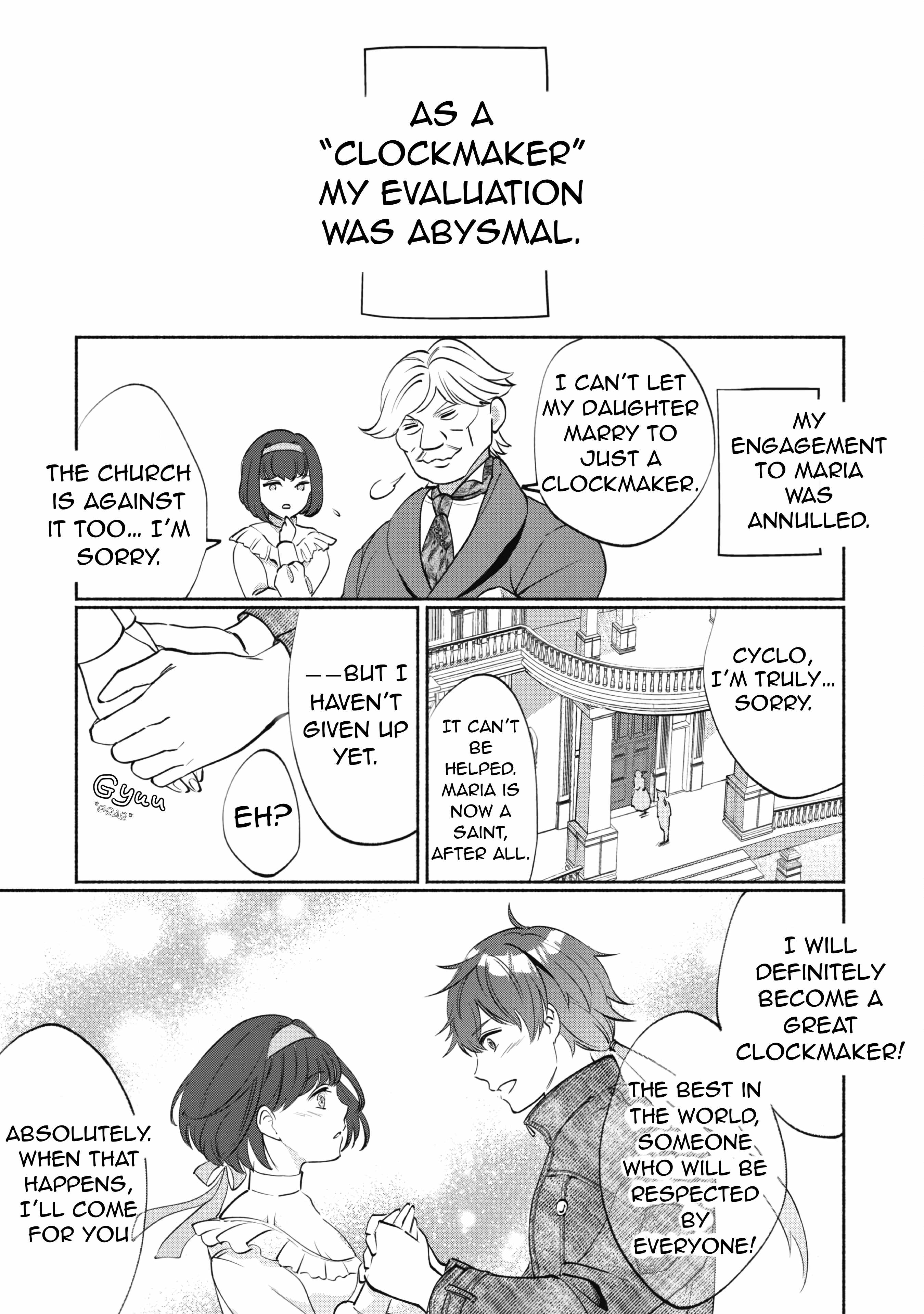 As a Watchmaker, I Was Kicked Out of the Craftsman’s Guild Because My Incompetence Was Deemed Unnecessary, but I Awakened to My True Power in the Depths of the Dungeon Chapter 1.2 - Page 8