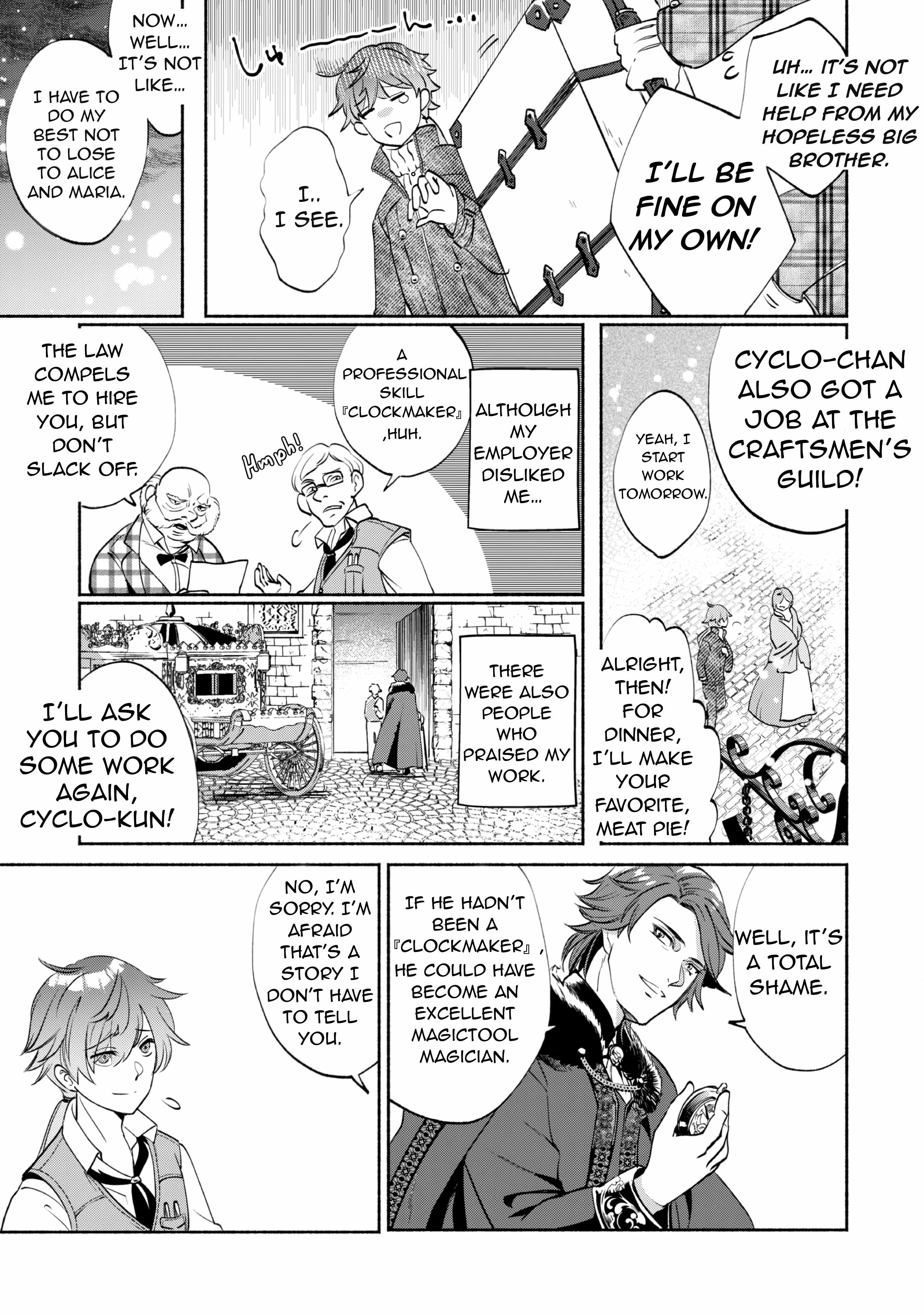 As a Watchmaker, I Was Kicked Out of the Craftsman’s Guild Because My Incompetence Was Deemed Unnecessary, but I Awakened to My True Power in the Depths of the Dungeon Chapter 1.2 - Page 10