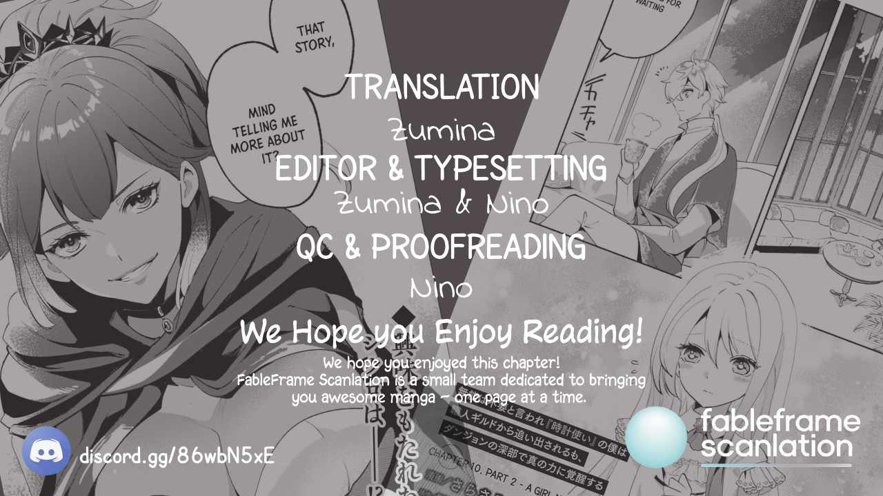 As a Watchmaker, I Was Kicked Out of the Craftsman’s Guild Because My Incompetence Was Deemed Unnecessary, but I Awakened to My True Power in the Depths of the Dungeon Chapter 10.2 - Page 1