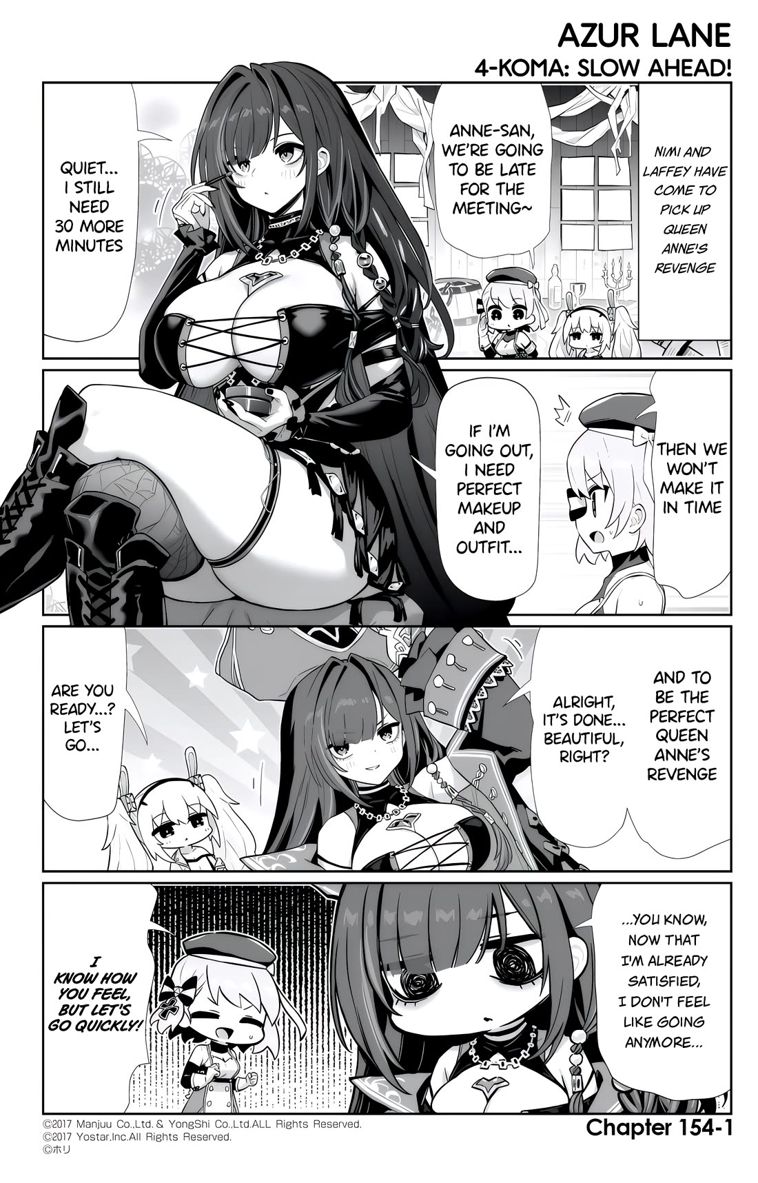 Azur Lane 4-koma: Slow Ahead! Chapter 154 - Page 1