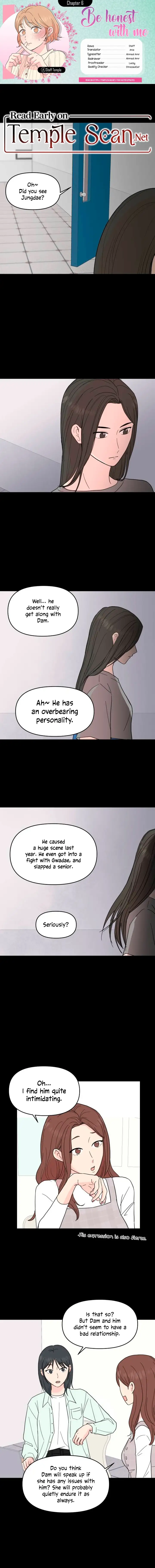 Be Honest With Me Chapter 6 - Page 1