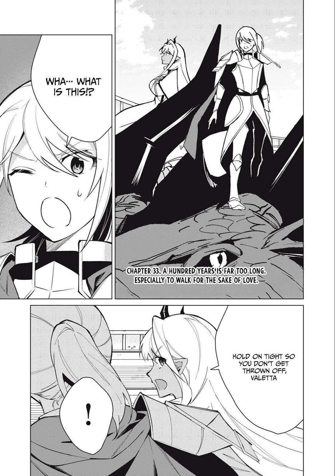 Biryuu Enshoutan ~Jikokouteikan ga Gekitei na Dragon-kyuu Bishoujo Maou o, Yuusha ga Icharabu de Taijisuru Ohanashi~ Chapter 33 - Page 2