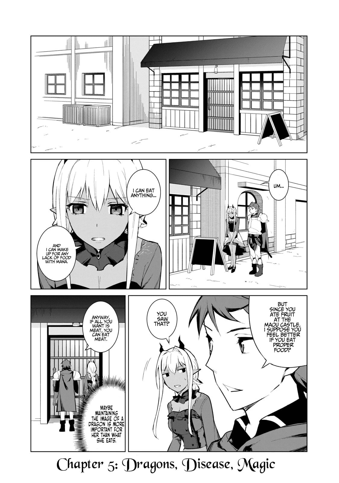 Biryuu Enshoutan ~Jikokouteikan ga Gekitei na Dragon-kyuu Bishoujo Maou o, Yuusha ga Icharabu de Taijisuru Ohanashi~ Chapter 5 - Page 2
