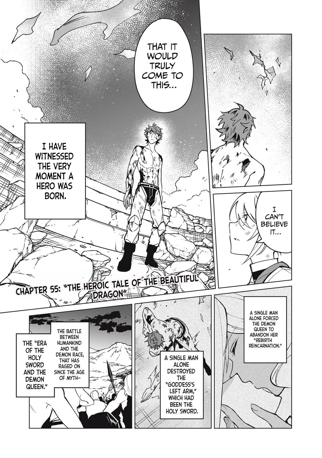 Biryuu Enshoutan ~Jikokouteikan ga Gekitei na Dragon-kyuu Bishoujo Maou o, Yuusha ga Icharabu de Taijisuru Ohanashi~ Chapter 55 - Page 2