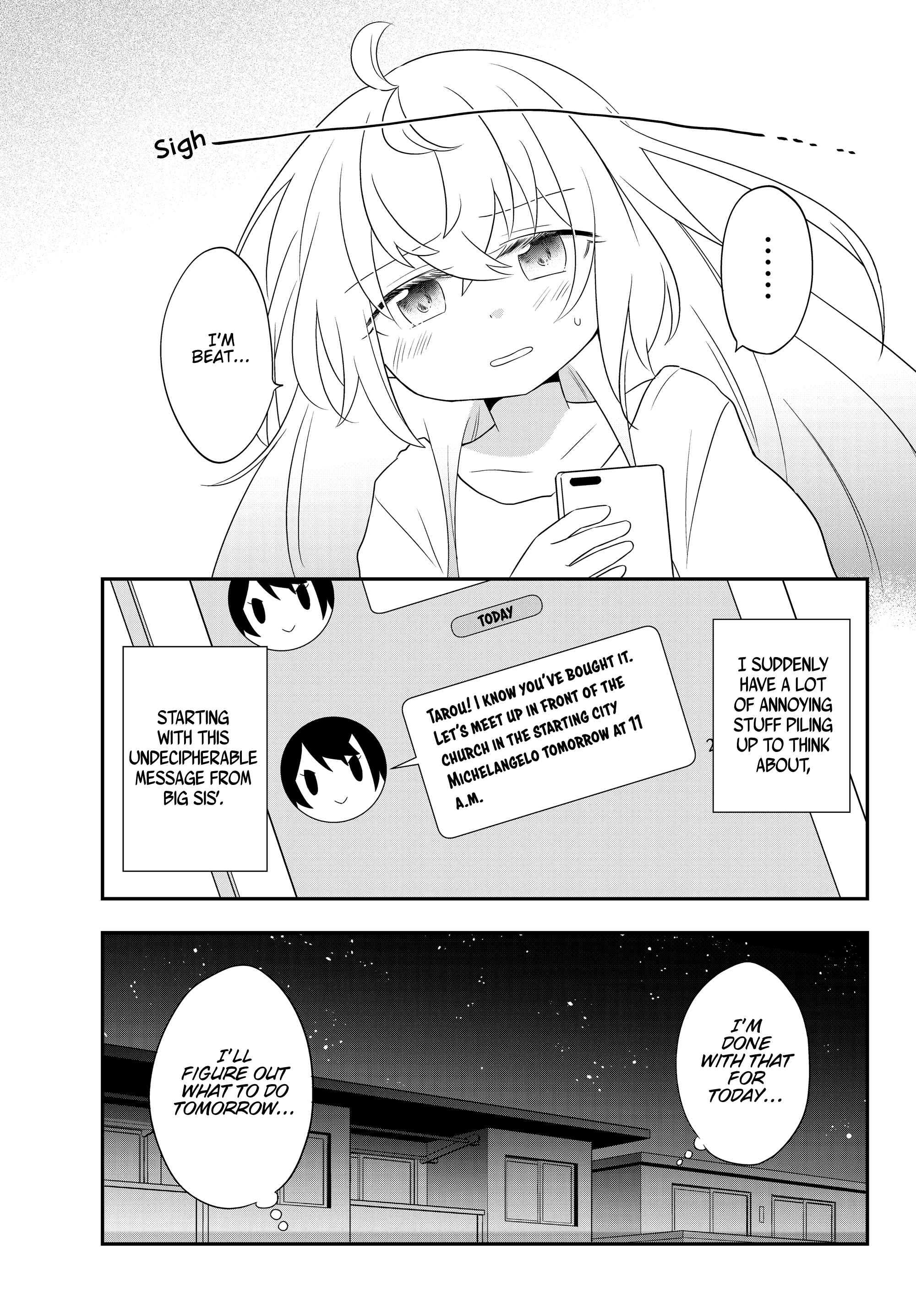Bishoujo ni Natta kedo, Netoge Haijin Yattemasu Chapter 2.1 - Page 6