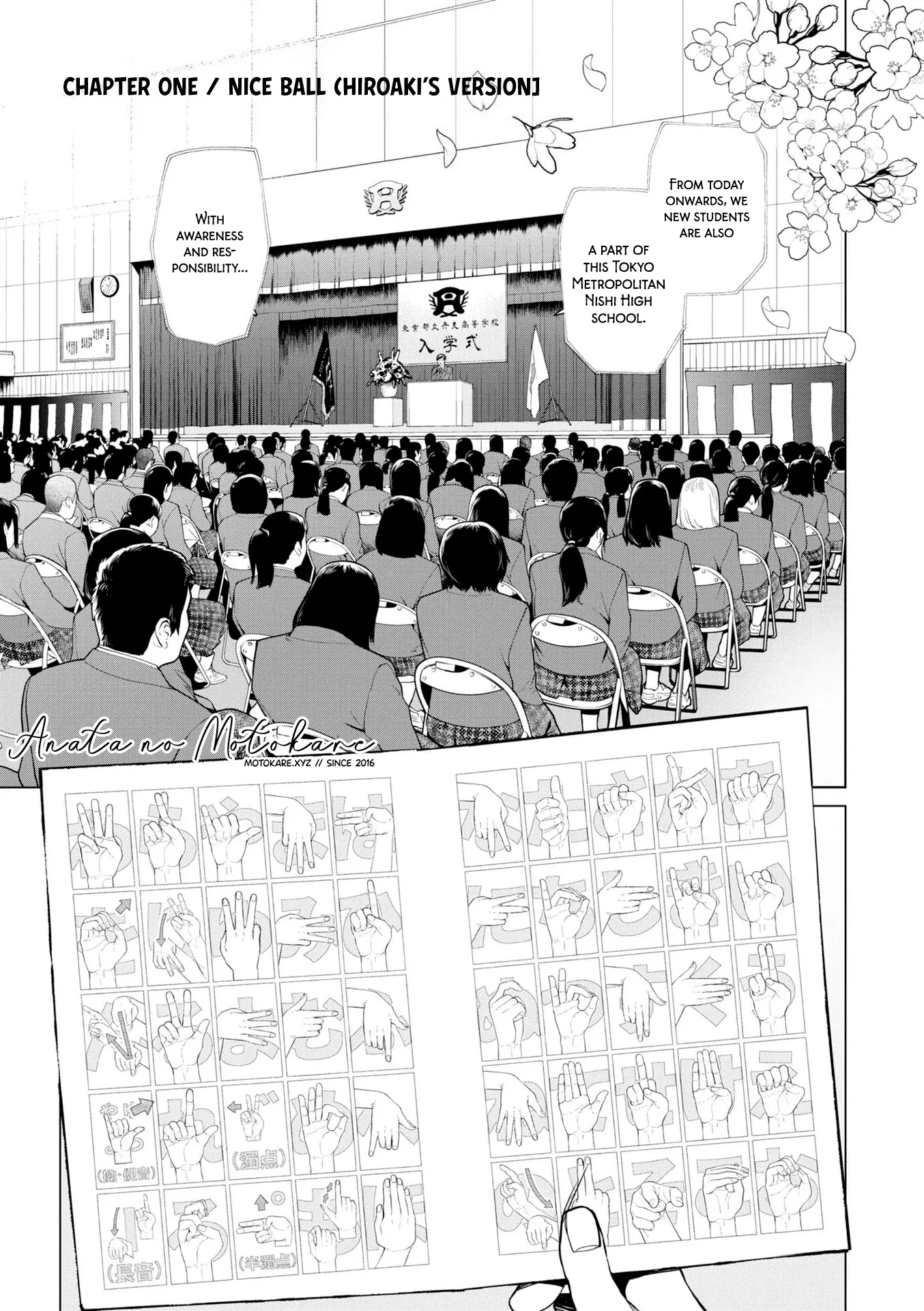 Bokura ni wa Bokura no Kotoba ga aru Chapter 1 - Page 2