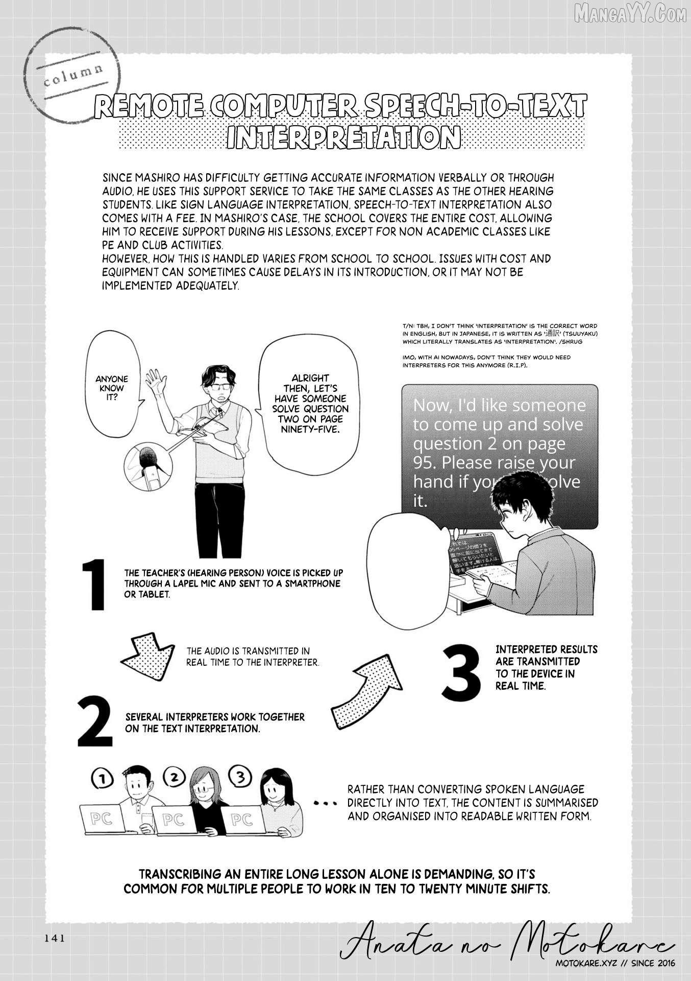 Bokura ni wa Bokura no Kotoba ga aru Chapter 4.5 - Page 1