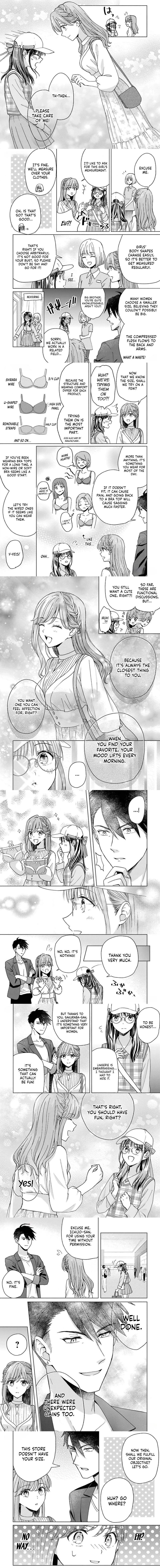 Bra Love: Even When They Get Close, the Two Are Still Out of Sync Chapter 3 - Page 2