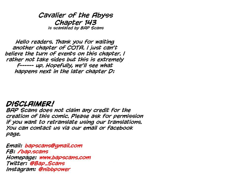 Cavalier of the Abyss Chapter 143 - Page 30