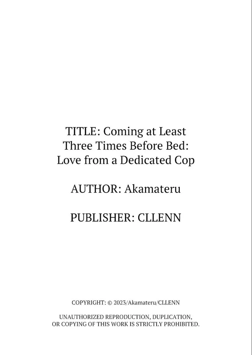 Coming at Least Three Times Before Bed: Love From a Dedicated Cop Chapter 1 - Page 26