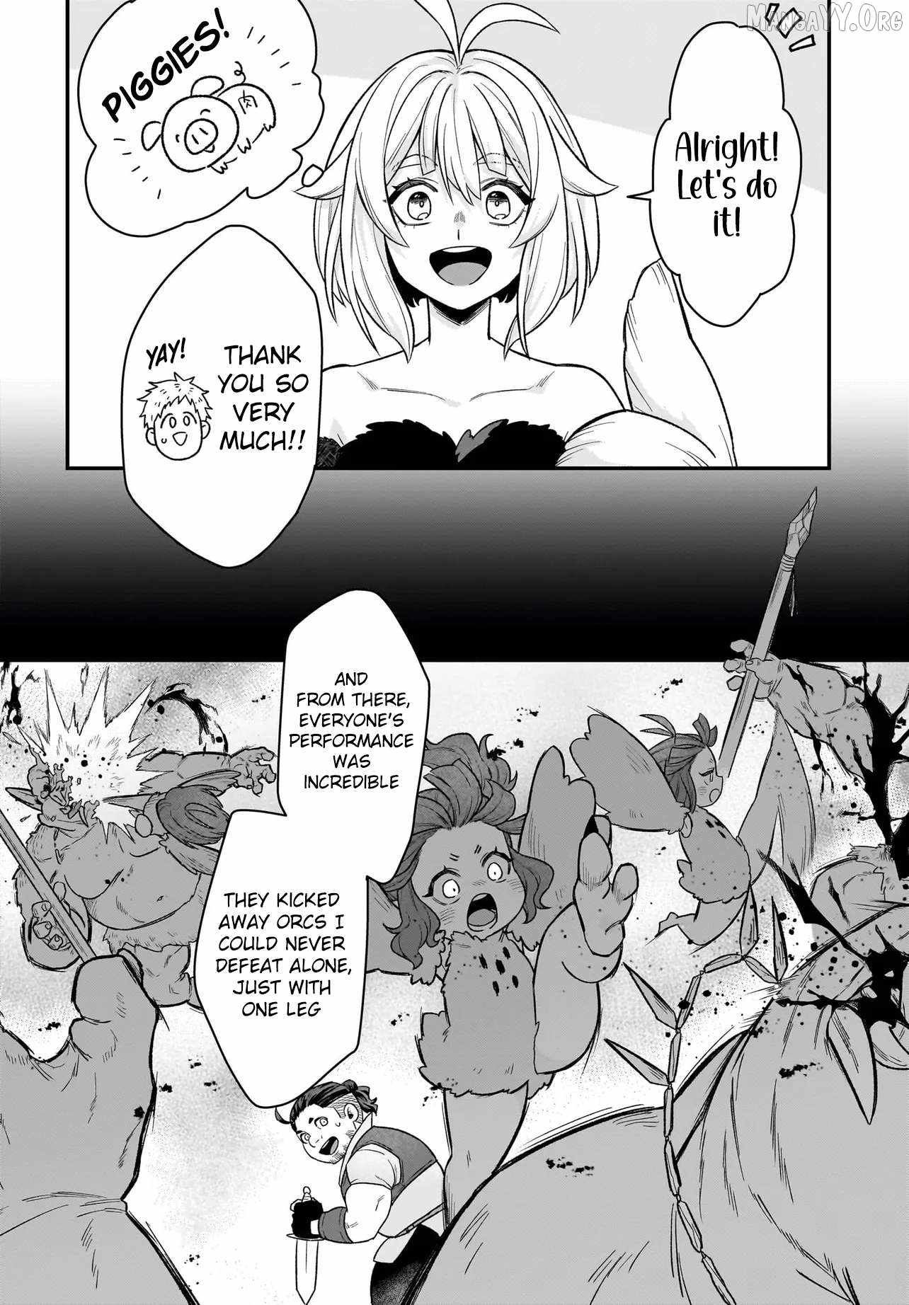 Dachoujuujin no wa Chamecha Musou Aho Kawaii Saikyou Shuzoku no Riidaa ni Narimashita Chapter 4 - Page 9