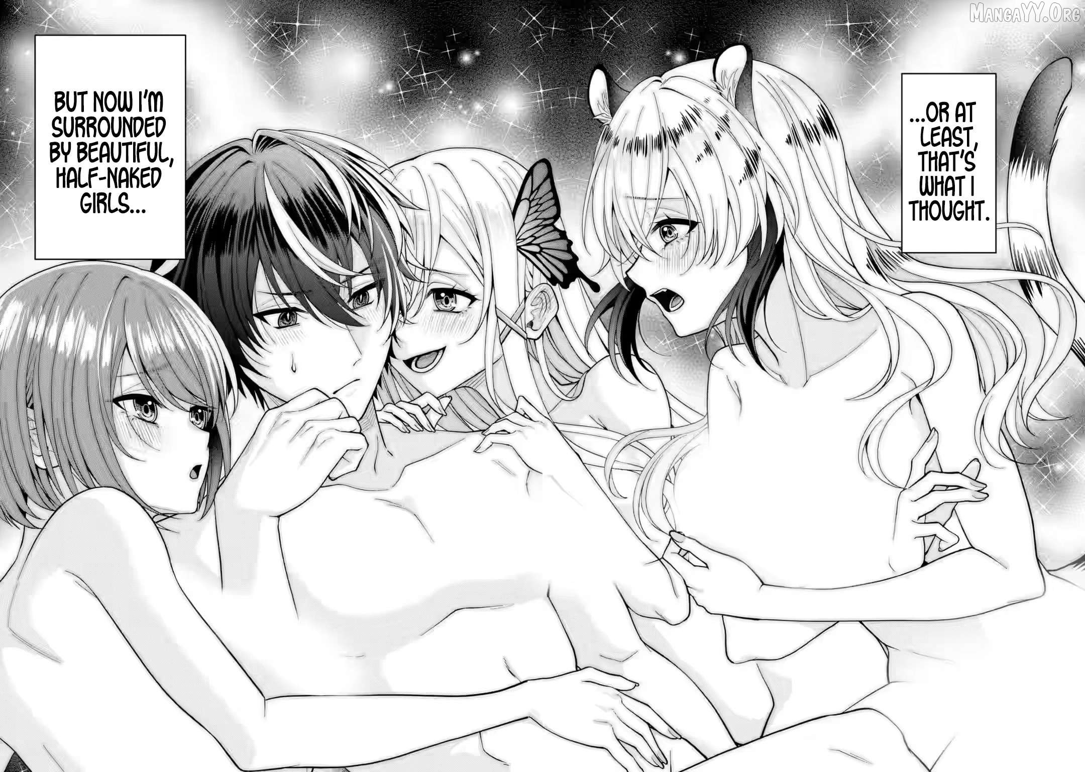 Doku no Ou Saikyou no Chikara ni Kakusei Shita Ore wa Bikitachi wo Shitagae, Hatsujou Haaremu no Aruji to Naru Chapter 1.1 - Page 3