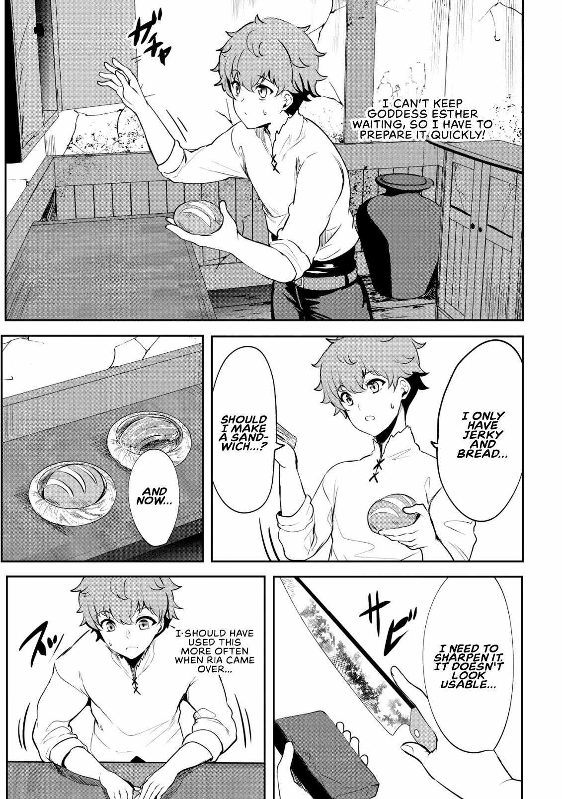 Dore dake Doryoku Shite mo Mannen Level 0 no Ore wa Tsuihou Sareta ~Shin no Teki to Yobareta Shounen wa, Shachiku Megami to Deatte Saikyou no Chikara wo Te ni Ireru~ Chapter 3 - Page 14