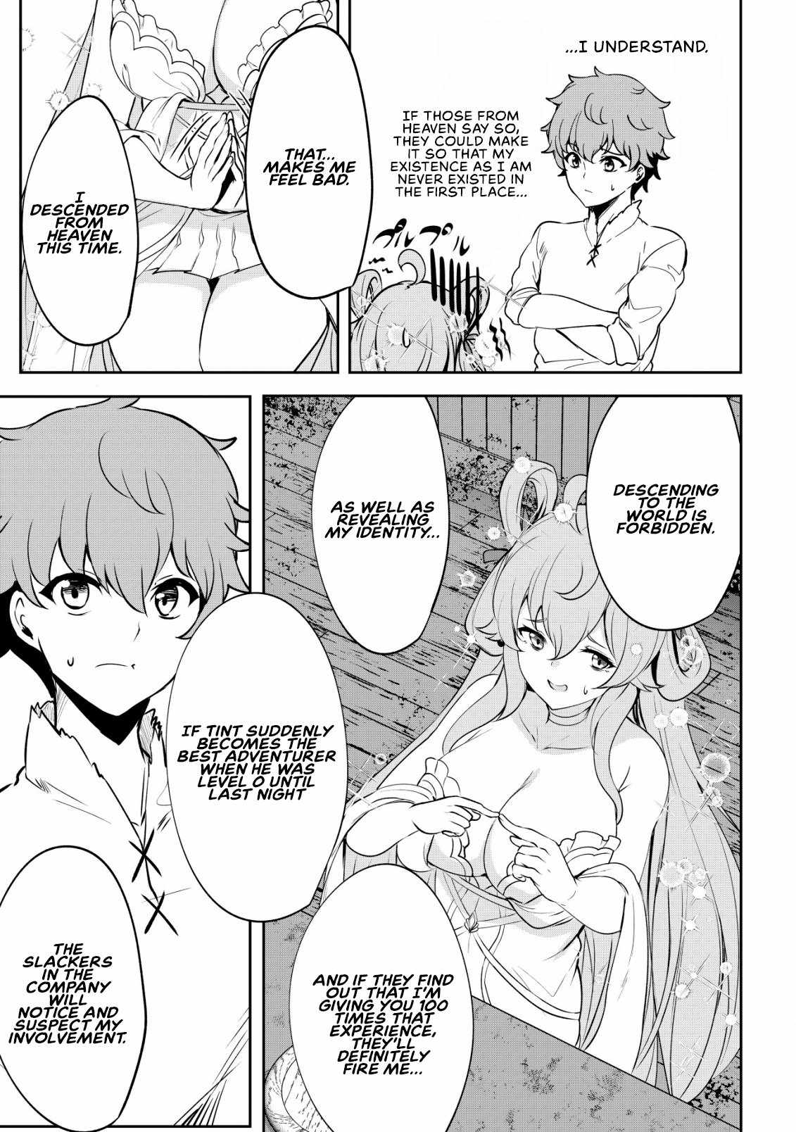 Dore dake Doryoku Shite mo Mannen Level 0 no Ore wa Tsuihou Sareta ~Shin no Teki to Yobareta Shounen wa, Shachiku Megami to Deatte Saikyou no Chikara wo Te ni Ireru~ Chapter 3 - Page 22