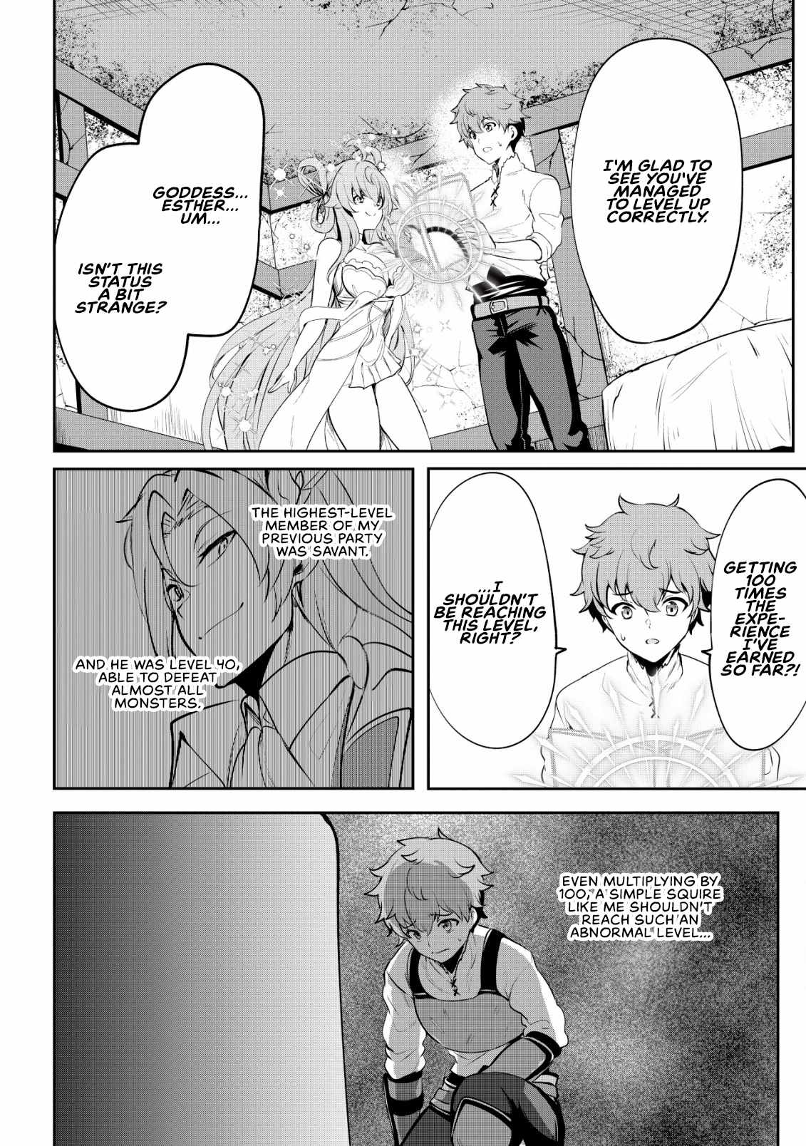 Dore dake Doryoku Shite mo Mannen Level 0 no Ore wa Tsuihou Sareta ~Shin no Teki to Yobareta Shounen wa, Shachiku Megami to Deatte Saikyou no Chikara wo Te ni Ireru~ Chapter 3 - Page 5