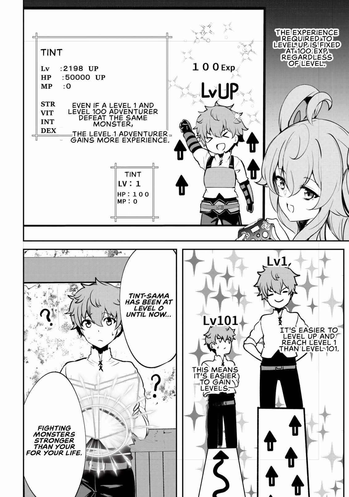 Dore dake Doryoku Shite mo Mannen Level 0 no Ore wa Tsuihou Sareta ~Shin no Teki to Yobareta Shounen wa, Shachiku Megami to Deatte Saikyou no Chikara wo Te ni Ireru~ Chapter 3 - Page 7