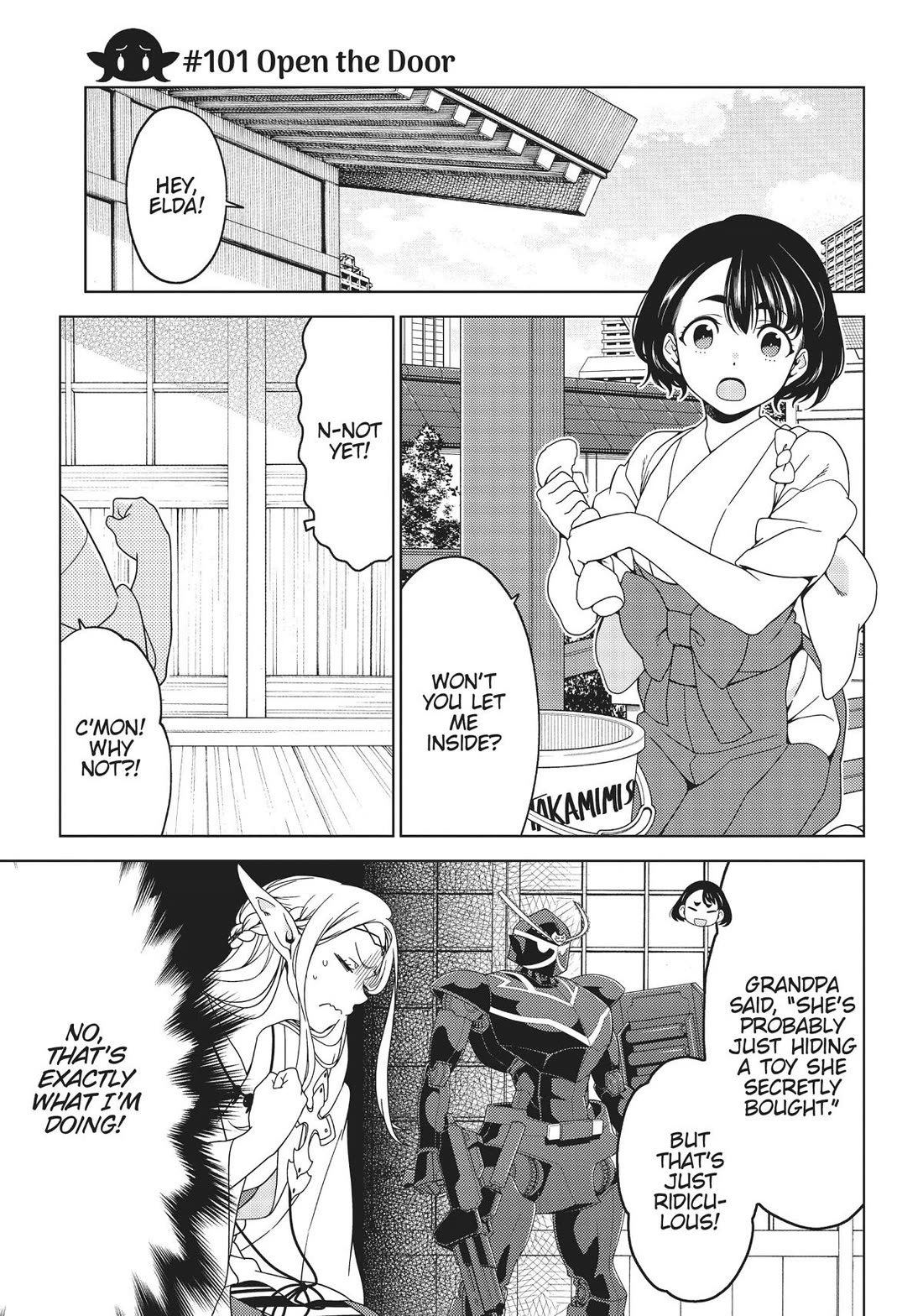 Edomae Elf Chapter 101 - Page 1