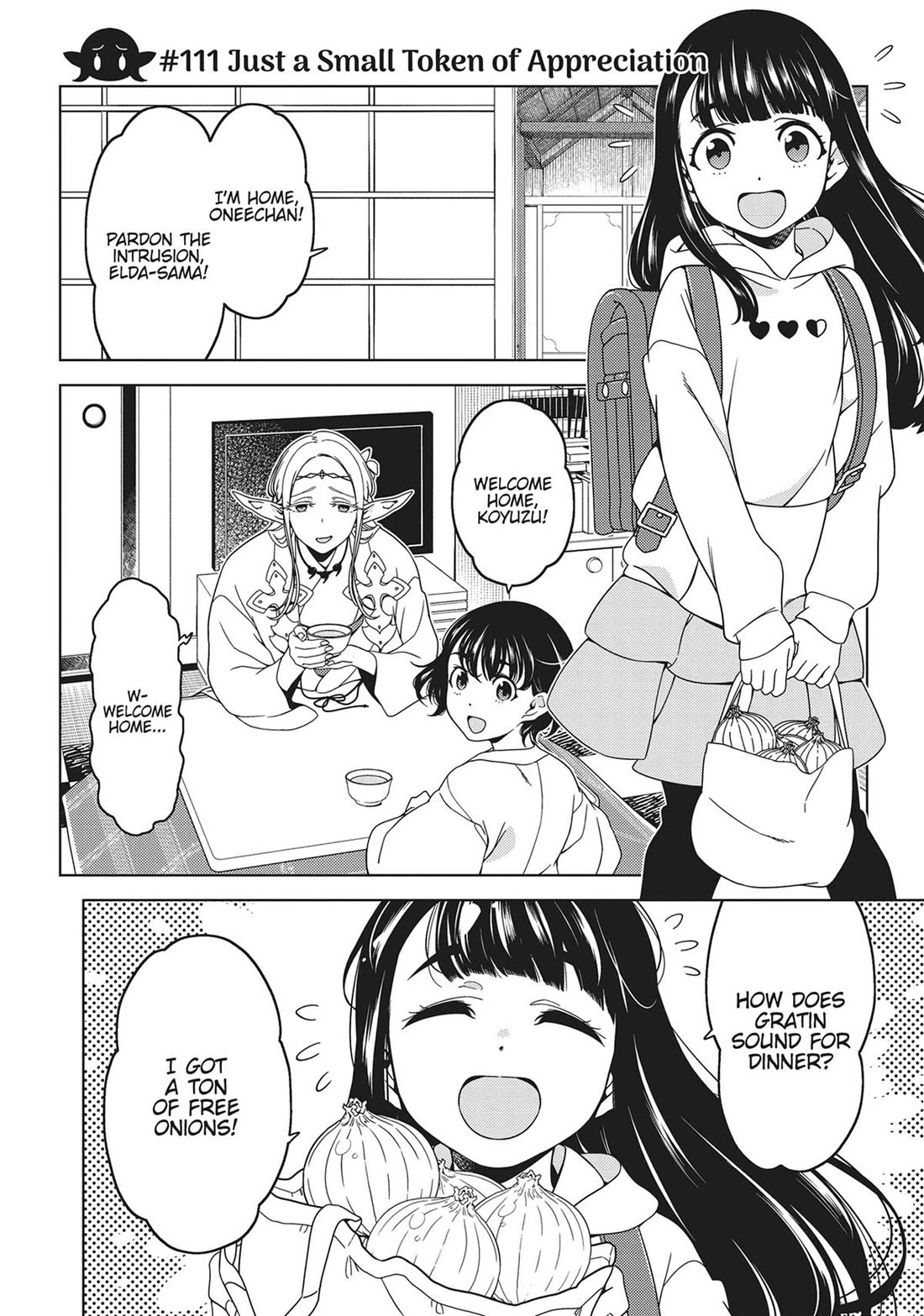 Edomae Elf Chapter 111 - Page 1