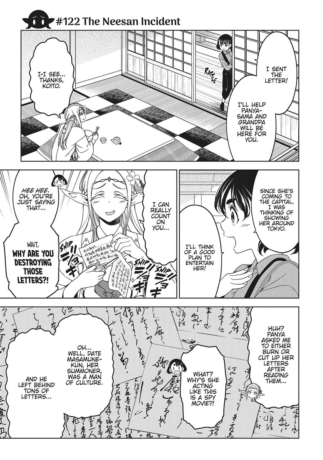 Edomae Elf Chapter 122 - Page 1