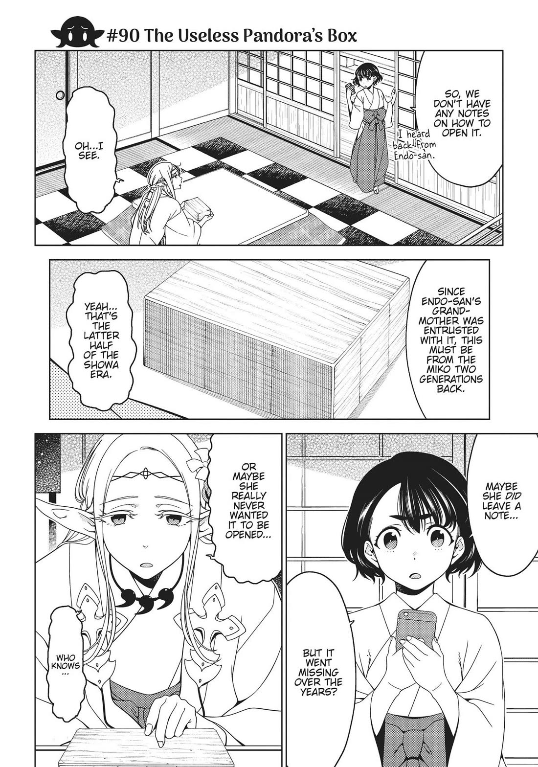 Edomae Elf Chapter 90 - Page 1