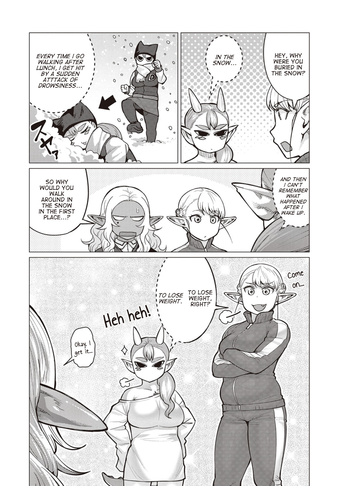 Elf-san wa Yaserarenai Chapter 15 - Page 12