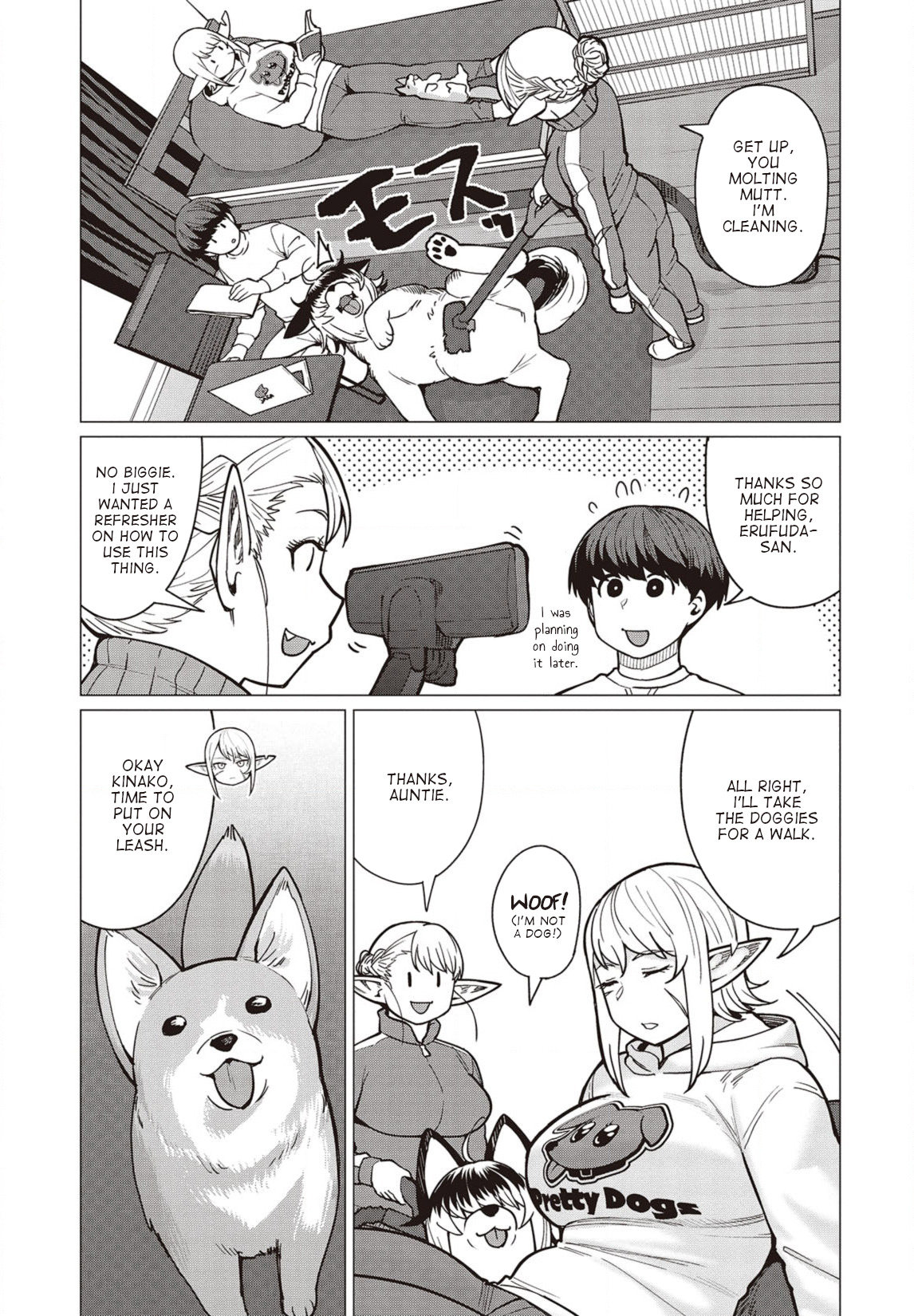 Elf-san wa Yaserarenai Chapter 34 - Page 2