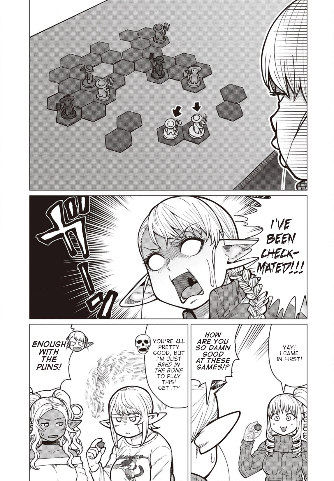 Elf-san wa Yaserarenai Chapter 36 - Page 12