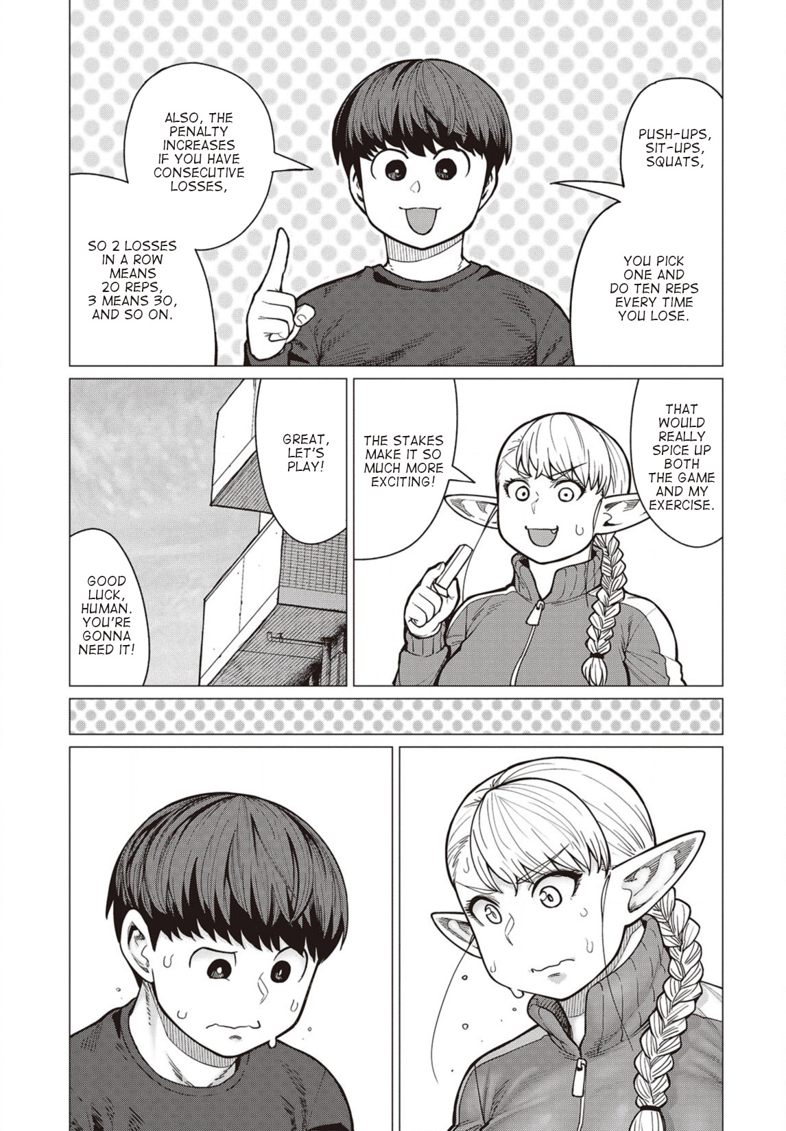 Elf-san wa Yaserarenai Chapter 36 - Page 4