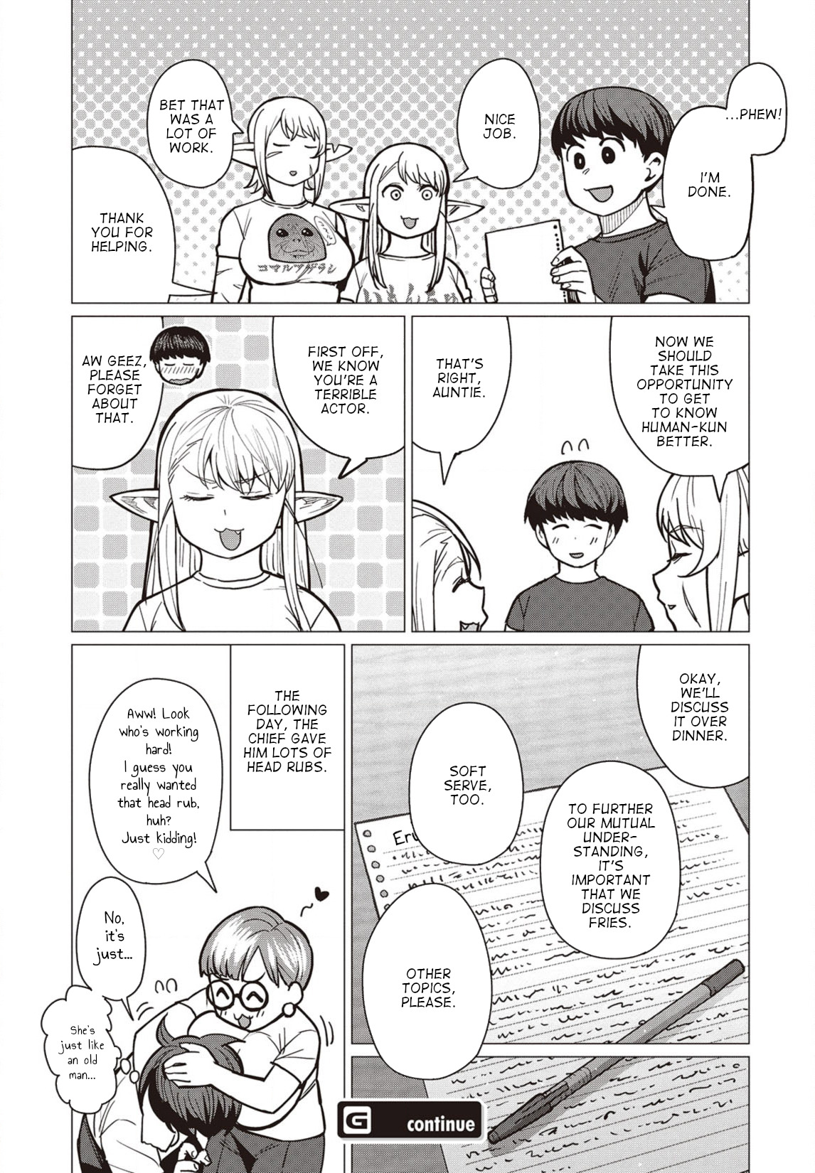 Elf-san wa Yaserarenai Chapter 37 - Page 24