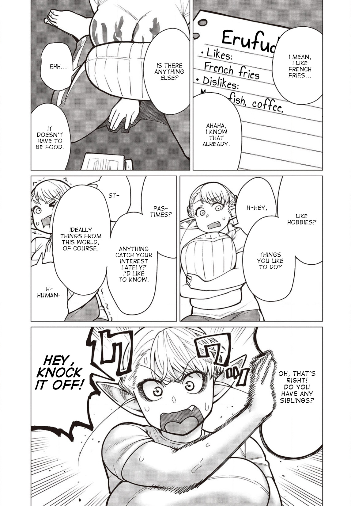 Elf-san wa Yaserarenai Chapter 37 - Page 6