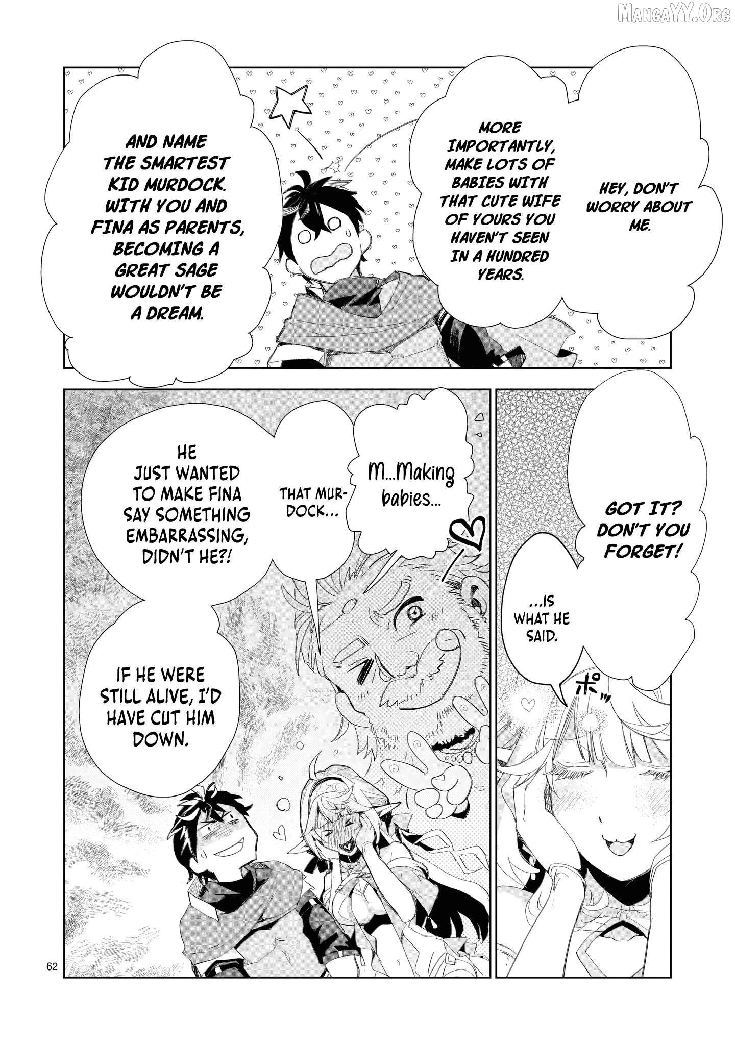 Elf Tsuma to Hajimeru Yuukyuu no Tabi ~Densetsu no Yuusha, Aisuru Elf to Tomoni 100-nen Mae ni Sukutta Sekai wo Tabisuru~ Chapter 1 - Page 54