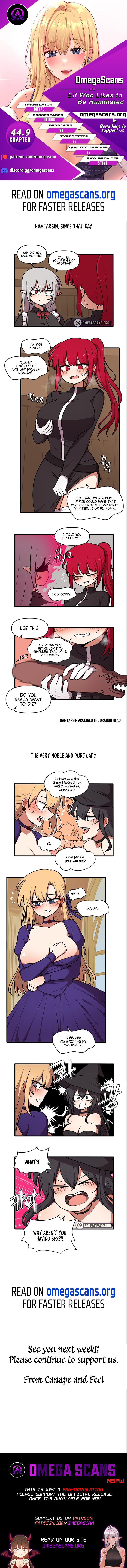 Elf Who Likes to Be Humiliated Chapter 44.9 - Page 1