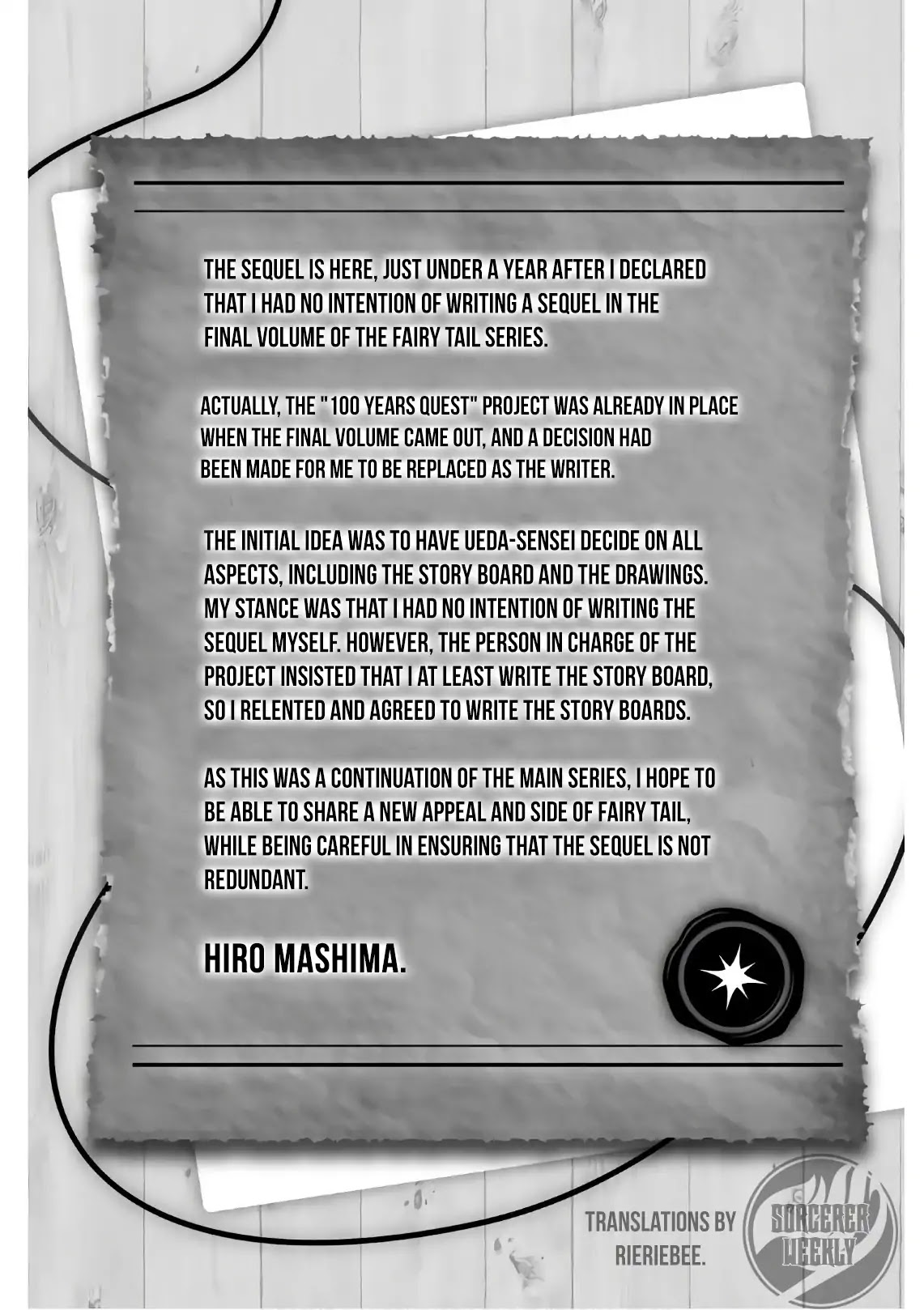 Fairy Tail: 100 Years Quest Chapter 9.1 - Page 1