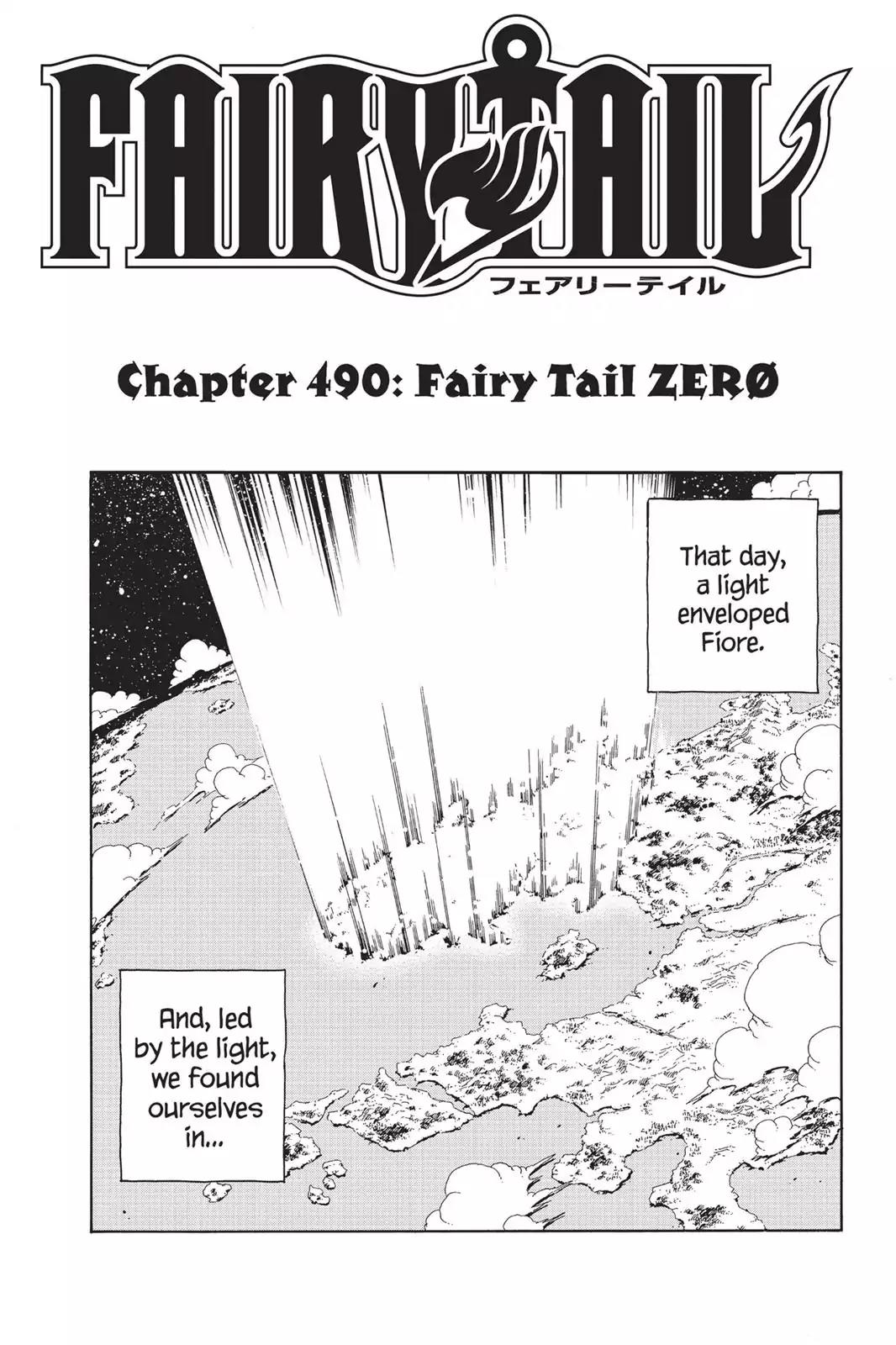 Fairy Tail Chapter 490 - Page 1