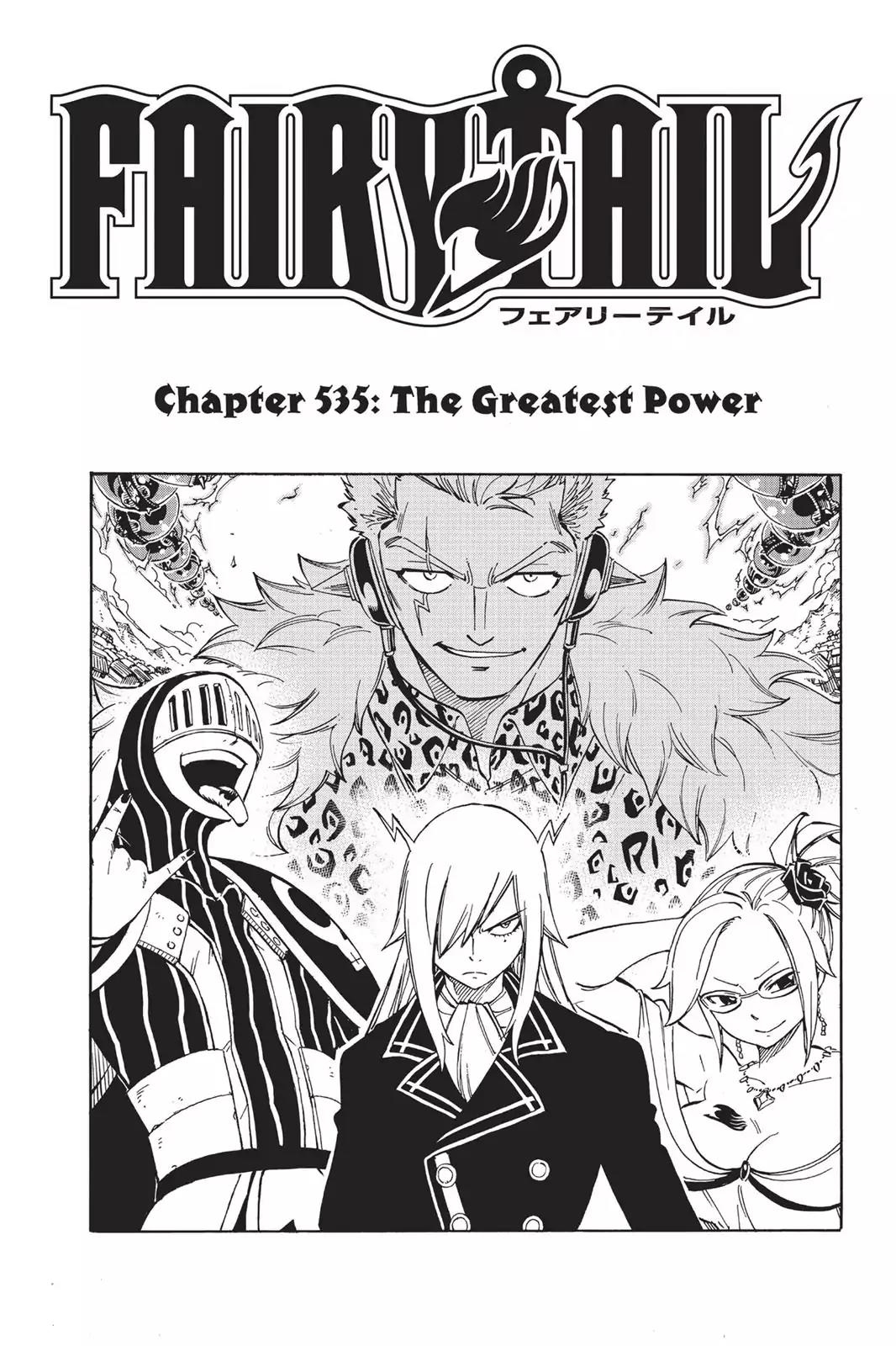 Fairy Tail Chapter 535 - Page 1