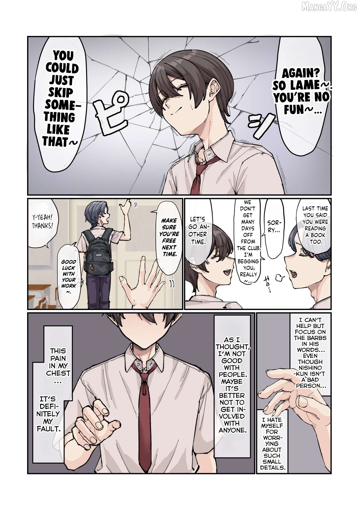 Gakkou de Guuzen Onnanoko no “Himitsu” o Shitte Shimatta Ohanashi Chapter 1 - Page 9