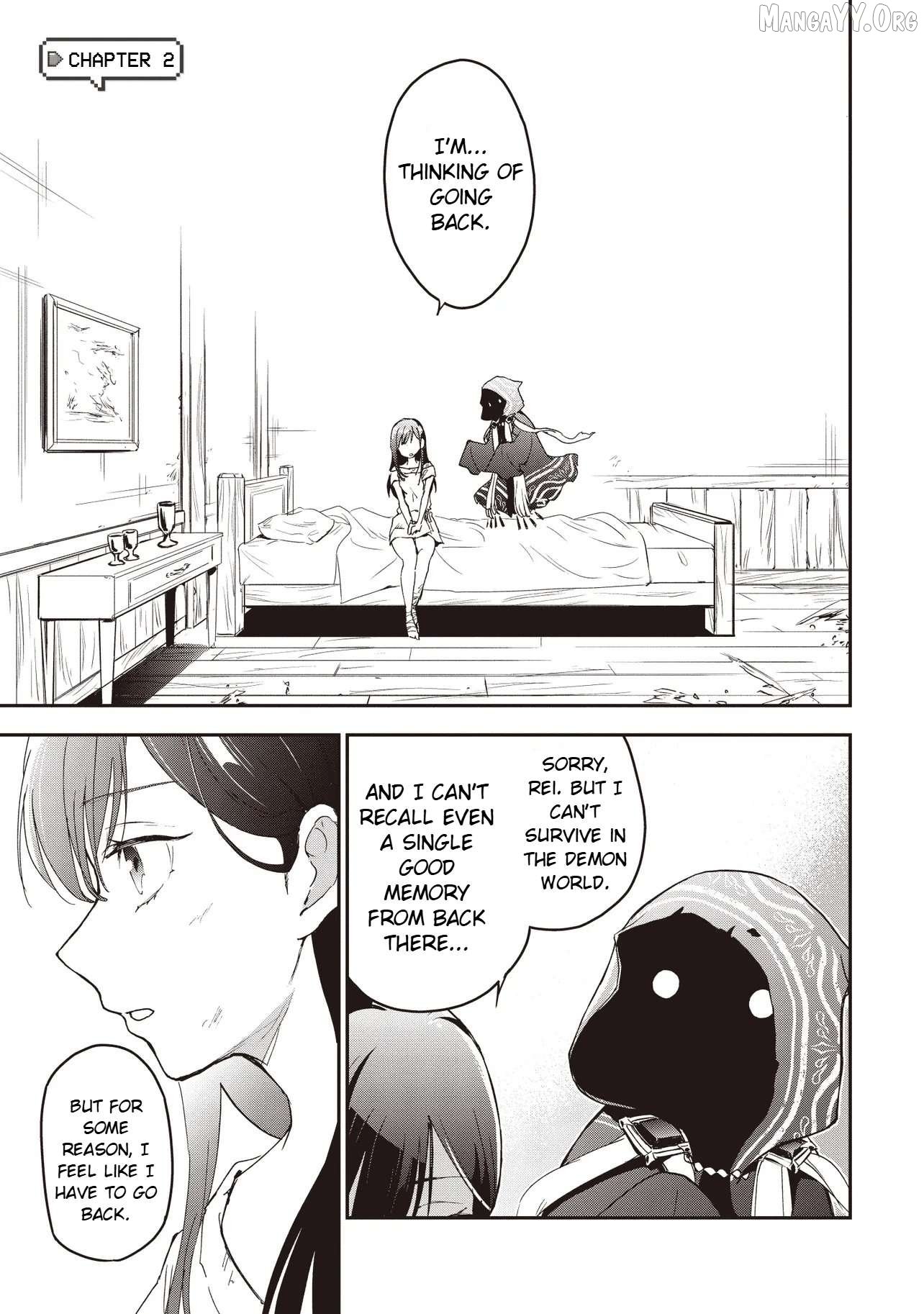 Game Sekai de Mamono ni Tensei shiteshimatta Ore, Zense de Oshi datta Heroine wo Hirotteshimau Chapter 2 - Page 2